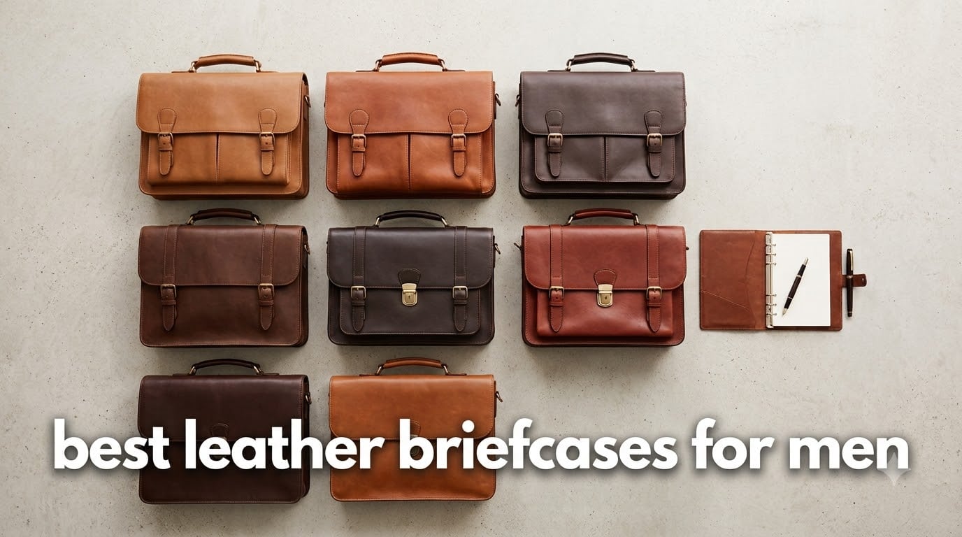best leather briefcases for men