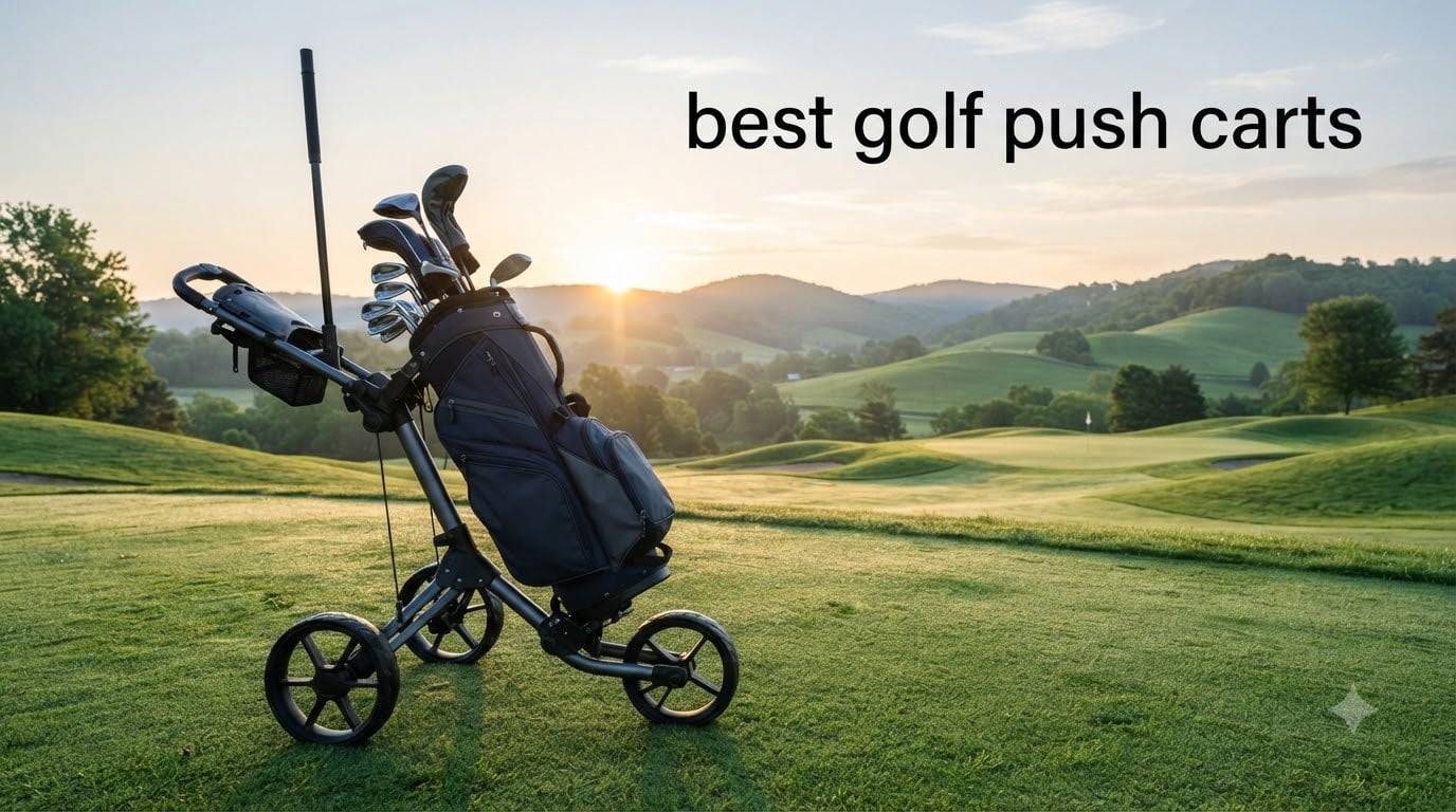 best golf push carts