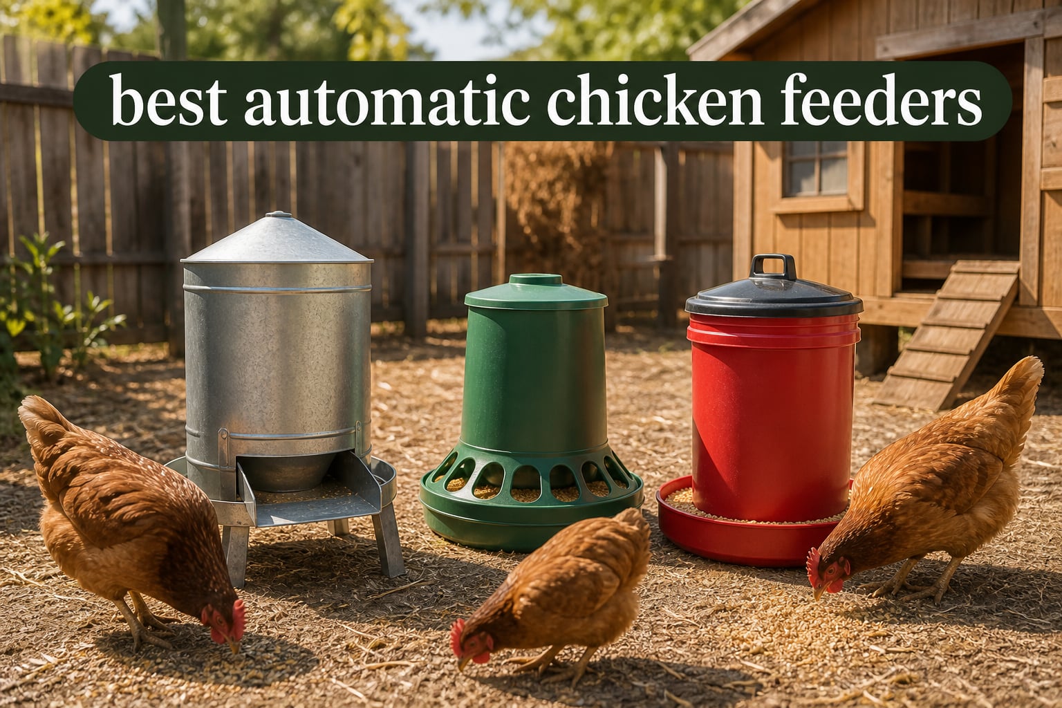 best automatic chicken feeders