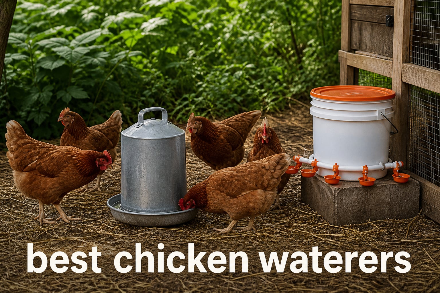 best chicken waterers