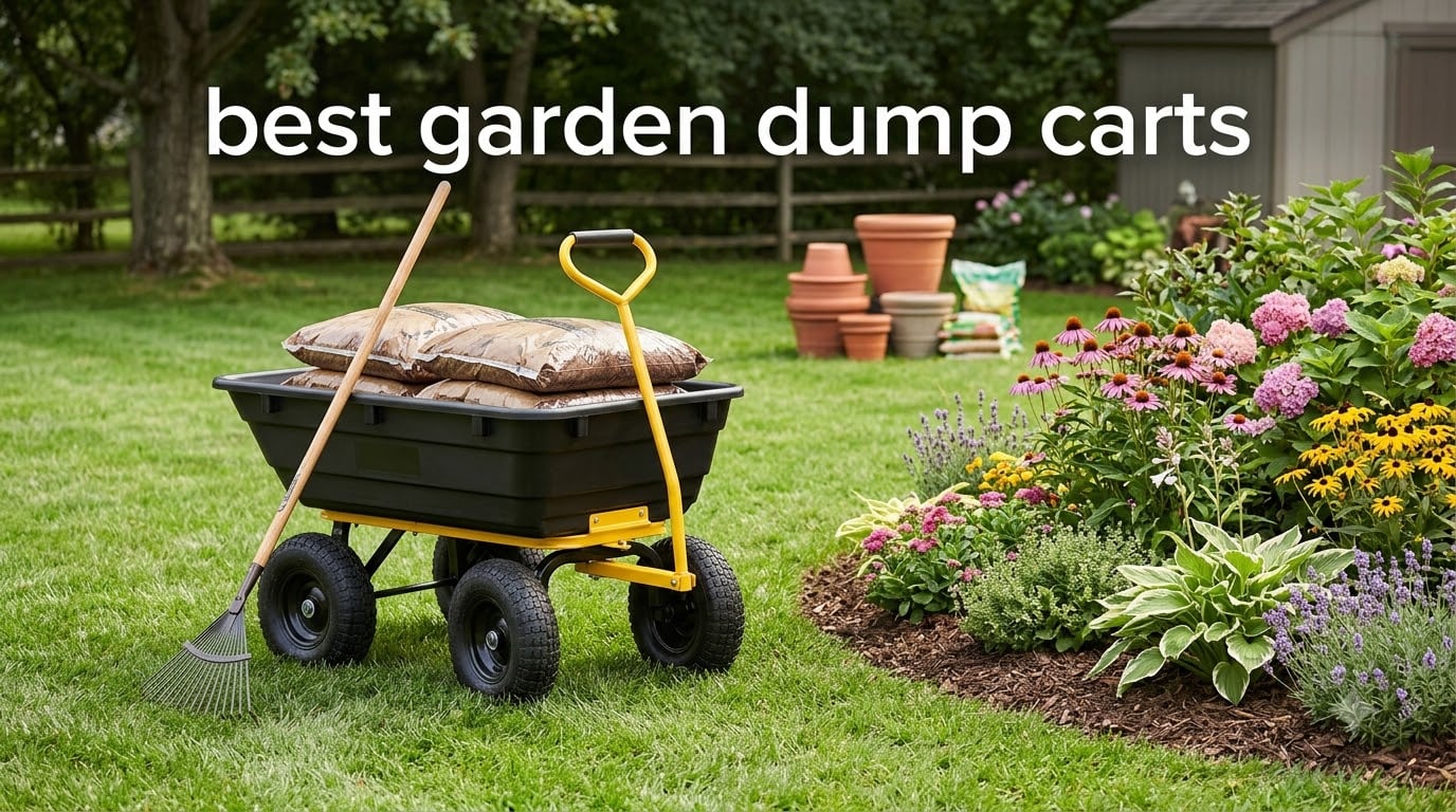 best garden dump carts