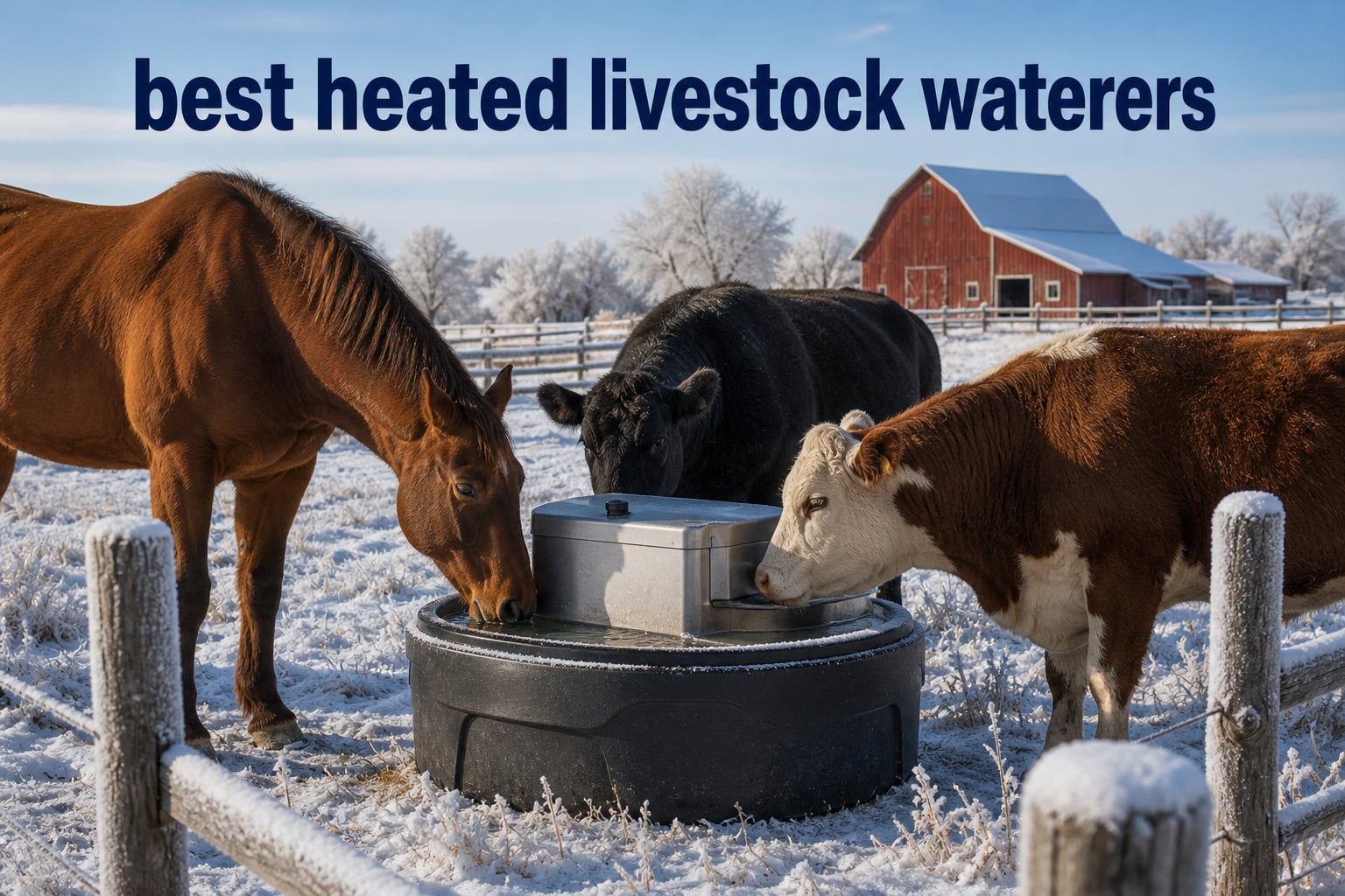 best heated livestock waterers