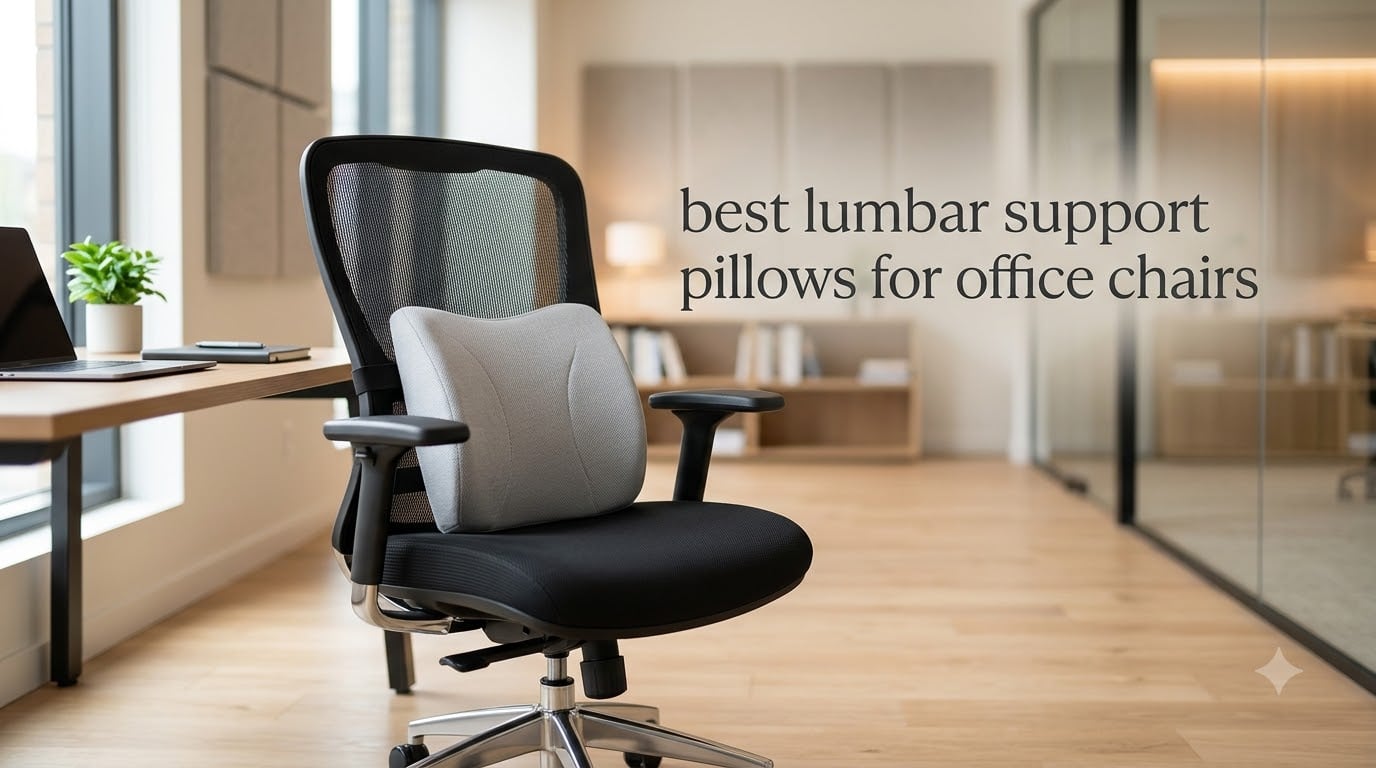 best lumbar support pillows for office chairs