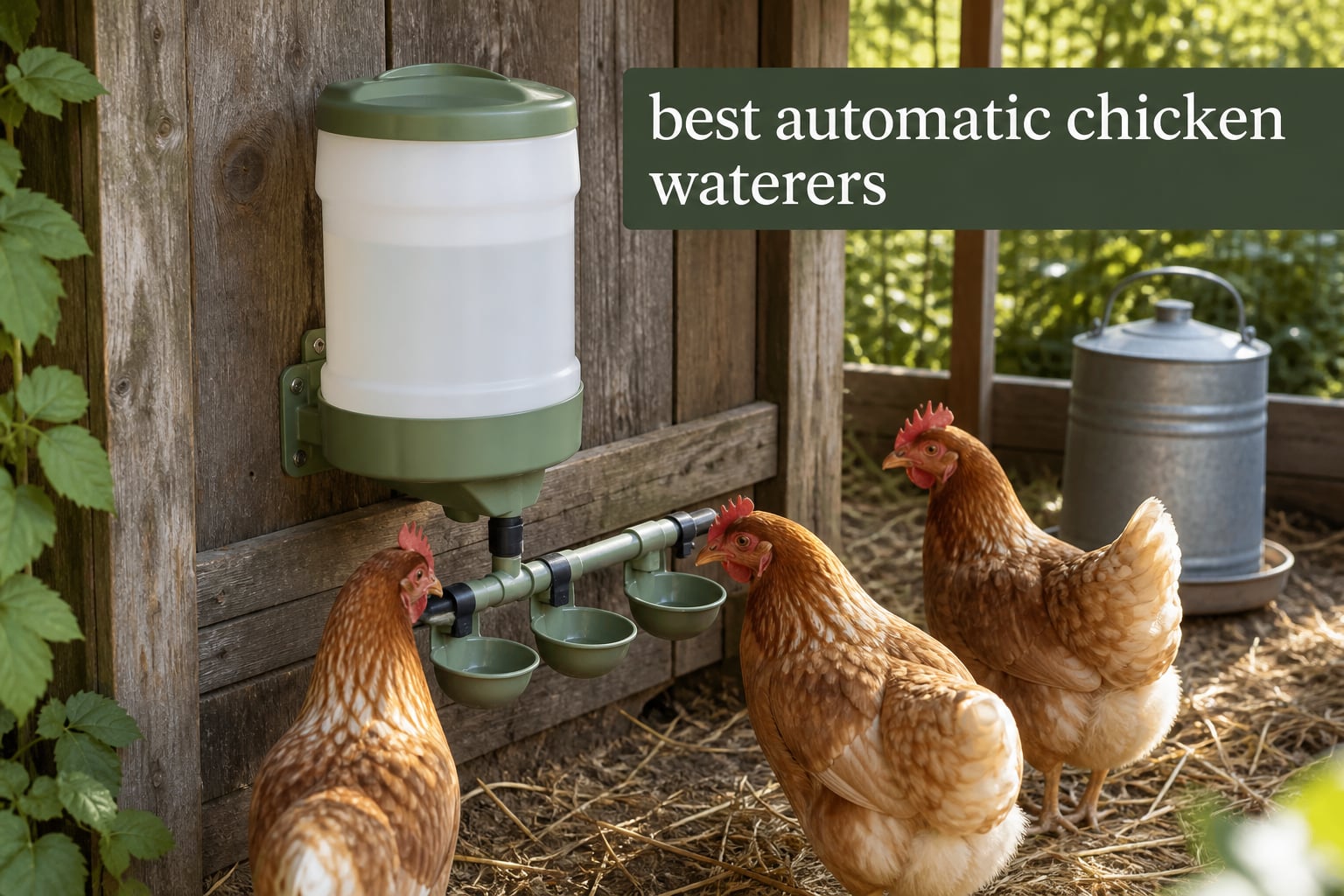 best automatic chicken waterers