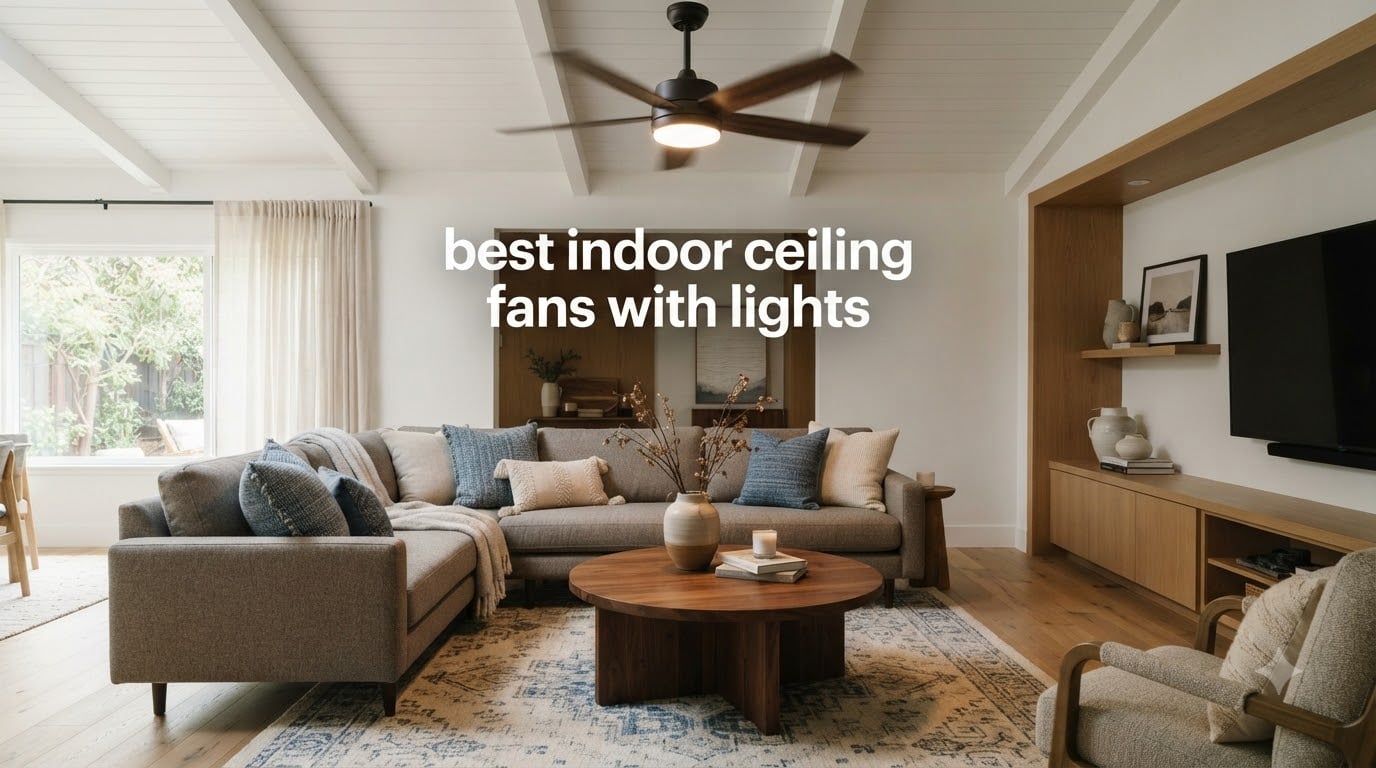 best indoor ceiling fans with lights