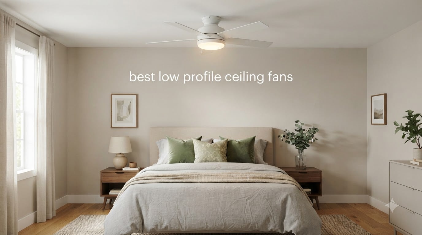 best low profile ceiling fans