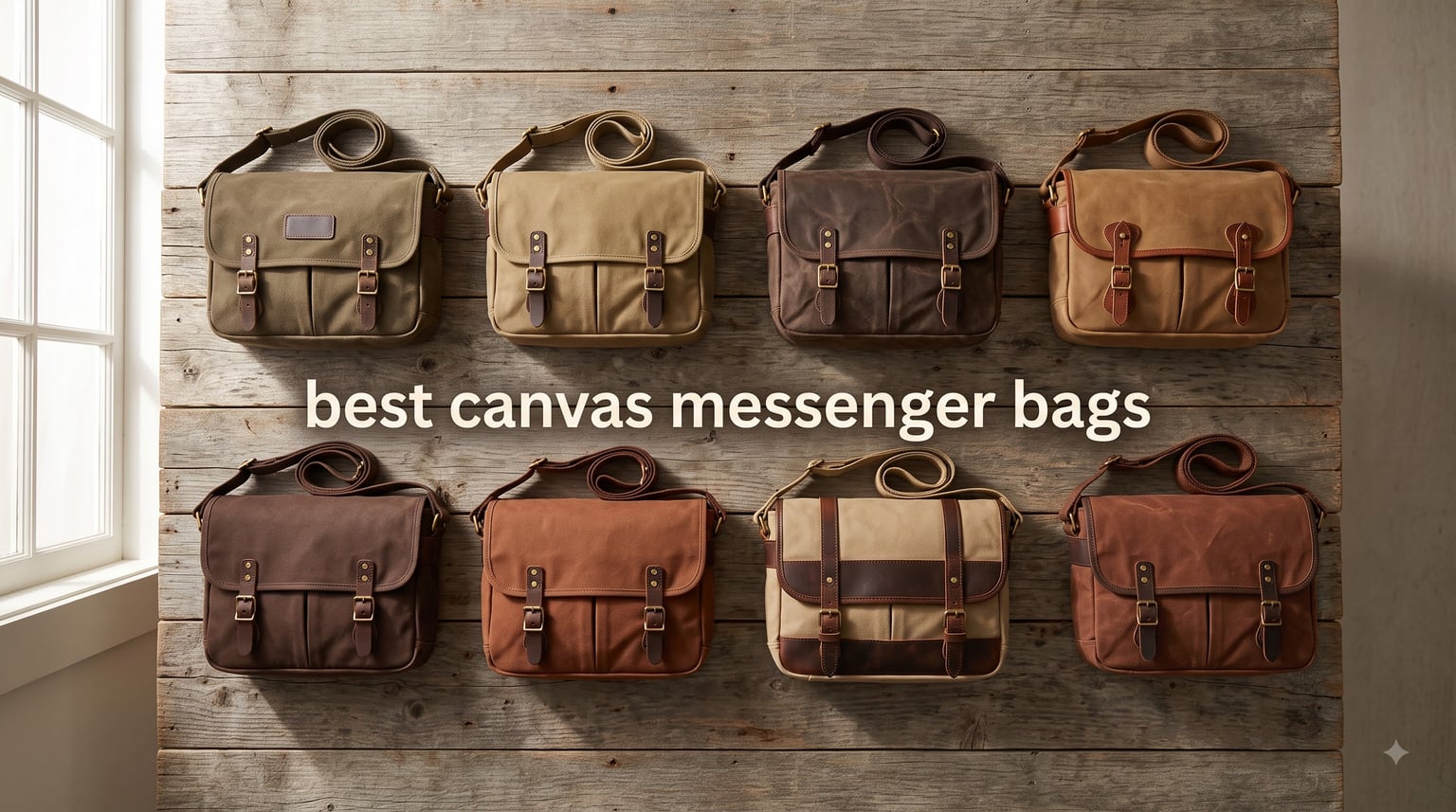 best canvas messenger bags