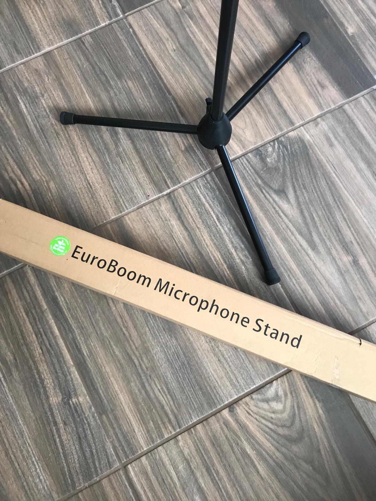 On-Stage MS7701B Euro Boom Mic Stand (For Vocal and Instrument Microphones customer photo 1