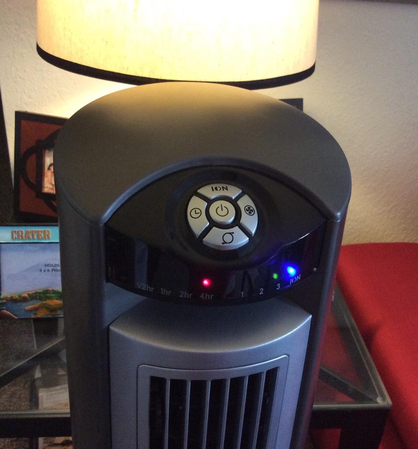 Lasko Oscillating Tower Fan with Remote - 42 inch - T42951 - Silver | Quiet Standing Fan for Bedroom, Office, and Home, 3 Speeds, Timer, Powerful Cooling Air, Nighttime setting, Space-Saving customer photo 1