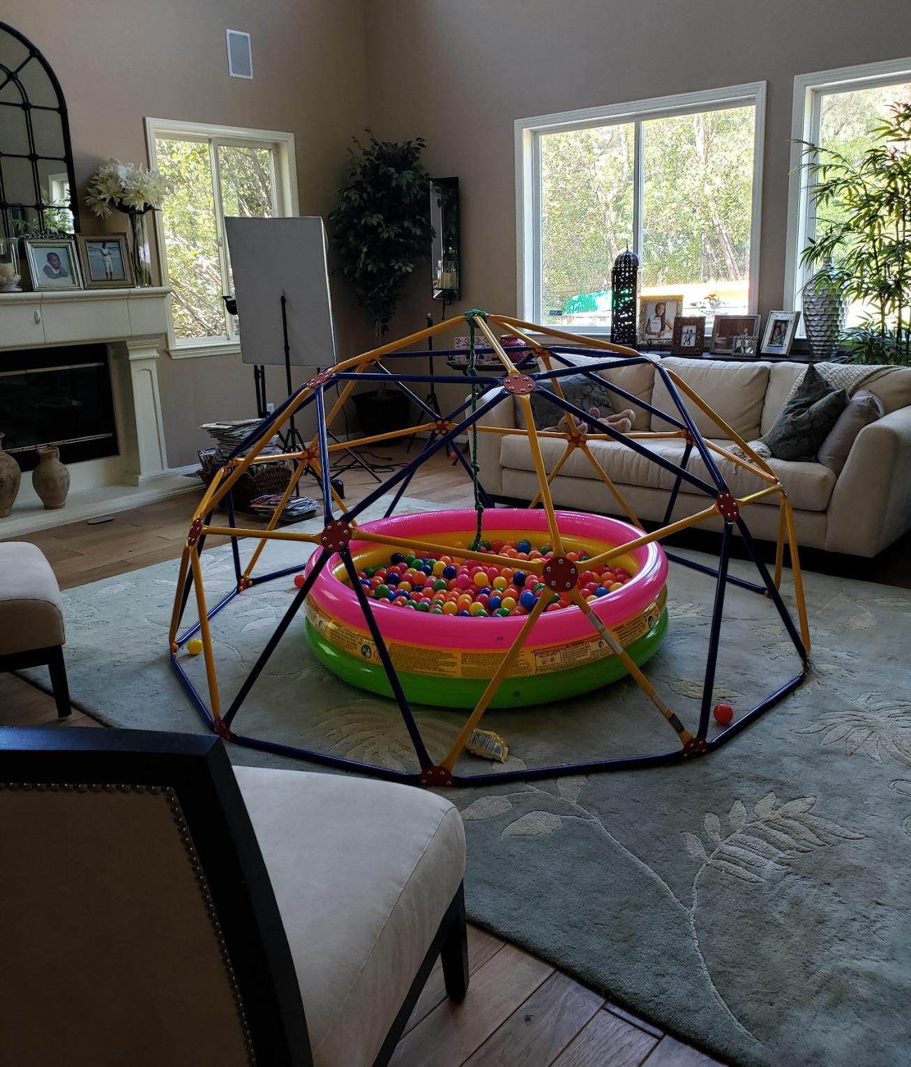 EASY OUTDOOR Space Dome Climber for Kids Backyard Jungle Gym 1000 lb GD-810 customer photo 1