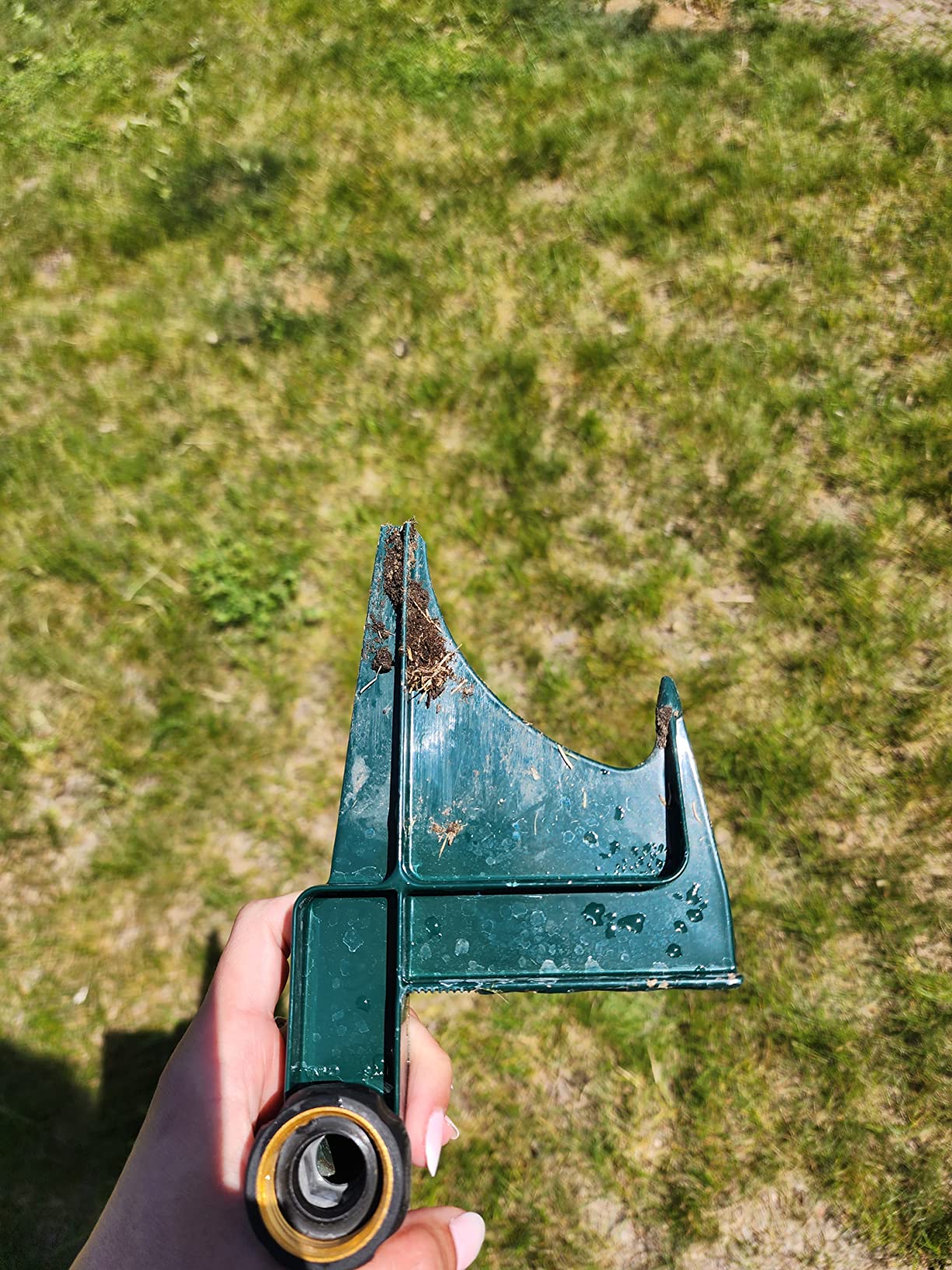 Orbit Zinc Impact Sprinkler on Metal Step Spike, 2-Pack, Green - 56351N customer photo 2