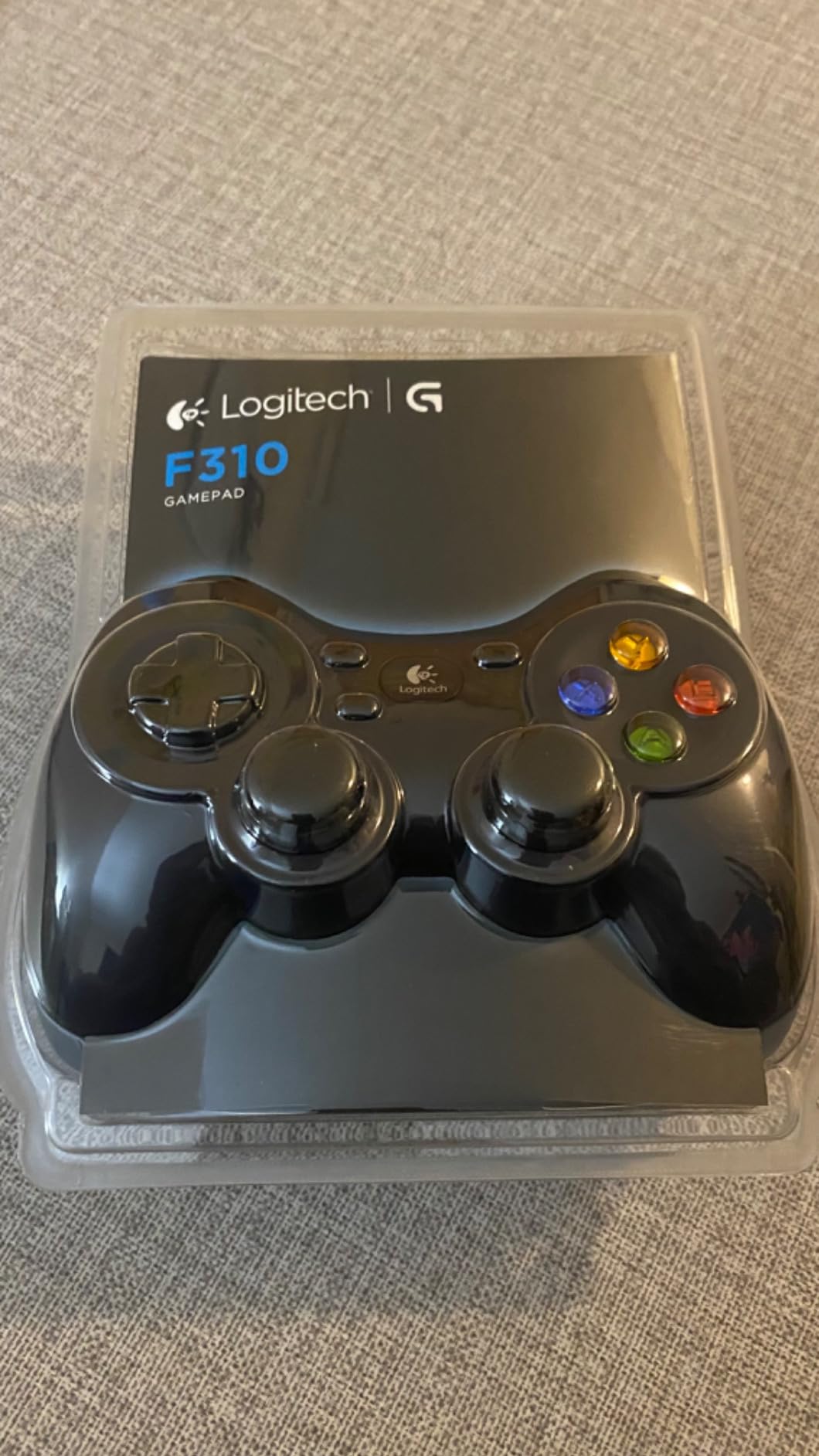 Logitech G F310 Wired Gamepad Controller Console - Blue/Black customer photo 2