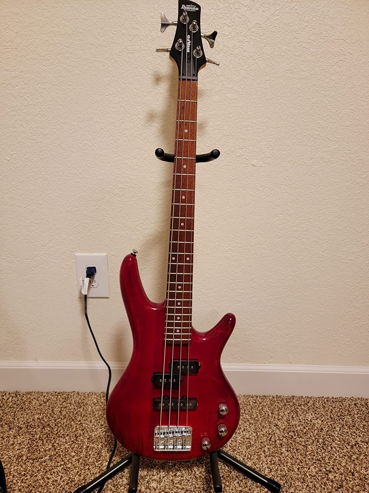 Ibanez Gio SR miKro Short Scale 4 String Electric Bass - Metallic Purple customer photo 1
