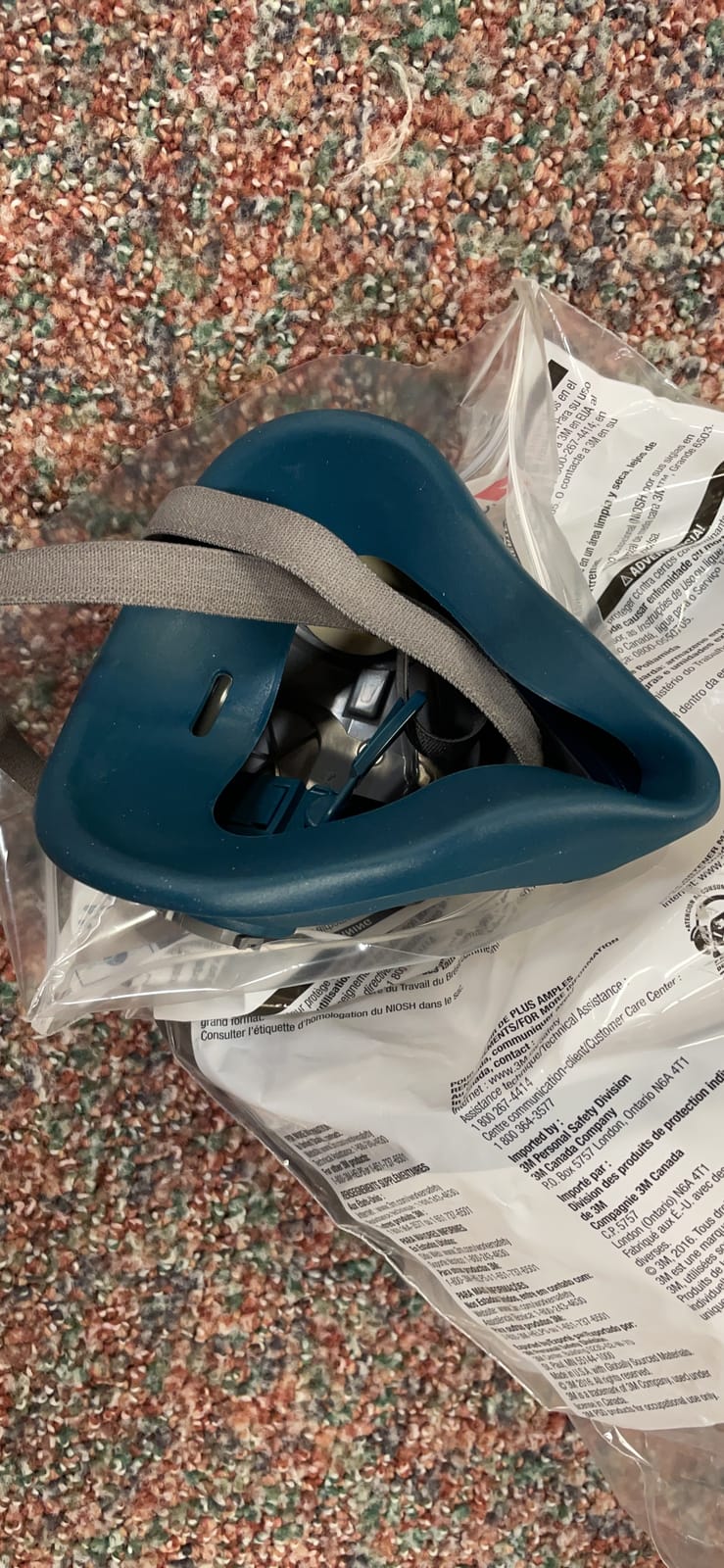 3M Rugged Comfort Half Facepiece Reusable Respirator 6503, NIOSH, Large customer photo 2