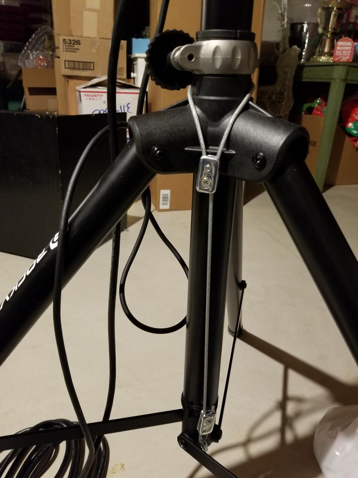 Rockville RVSS4AB Tripod Speaker Stand, Black, Hydraulic Auto Lift, 2-Pack customer photo 1