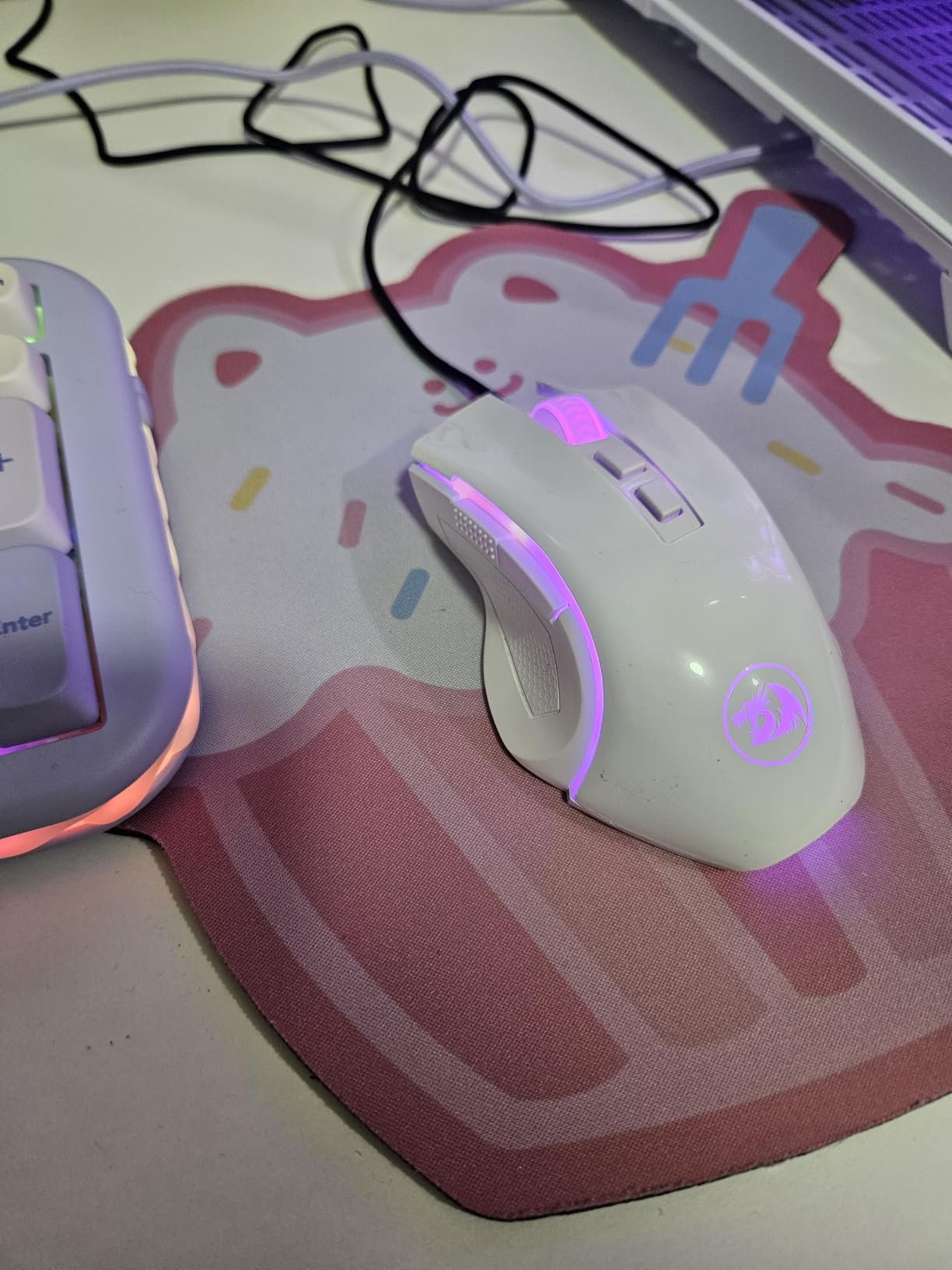 Redragon M602 Gaming Mouse, Ergonomic RGB Gaming Mouse Wired with 7200 Adjustable DPI, 9 Programmable Buttons, Professional Software for Gamer Office [Black] customer photo 2