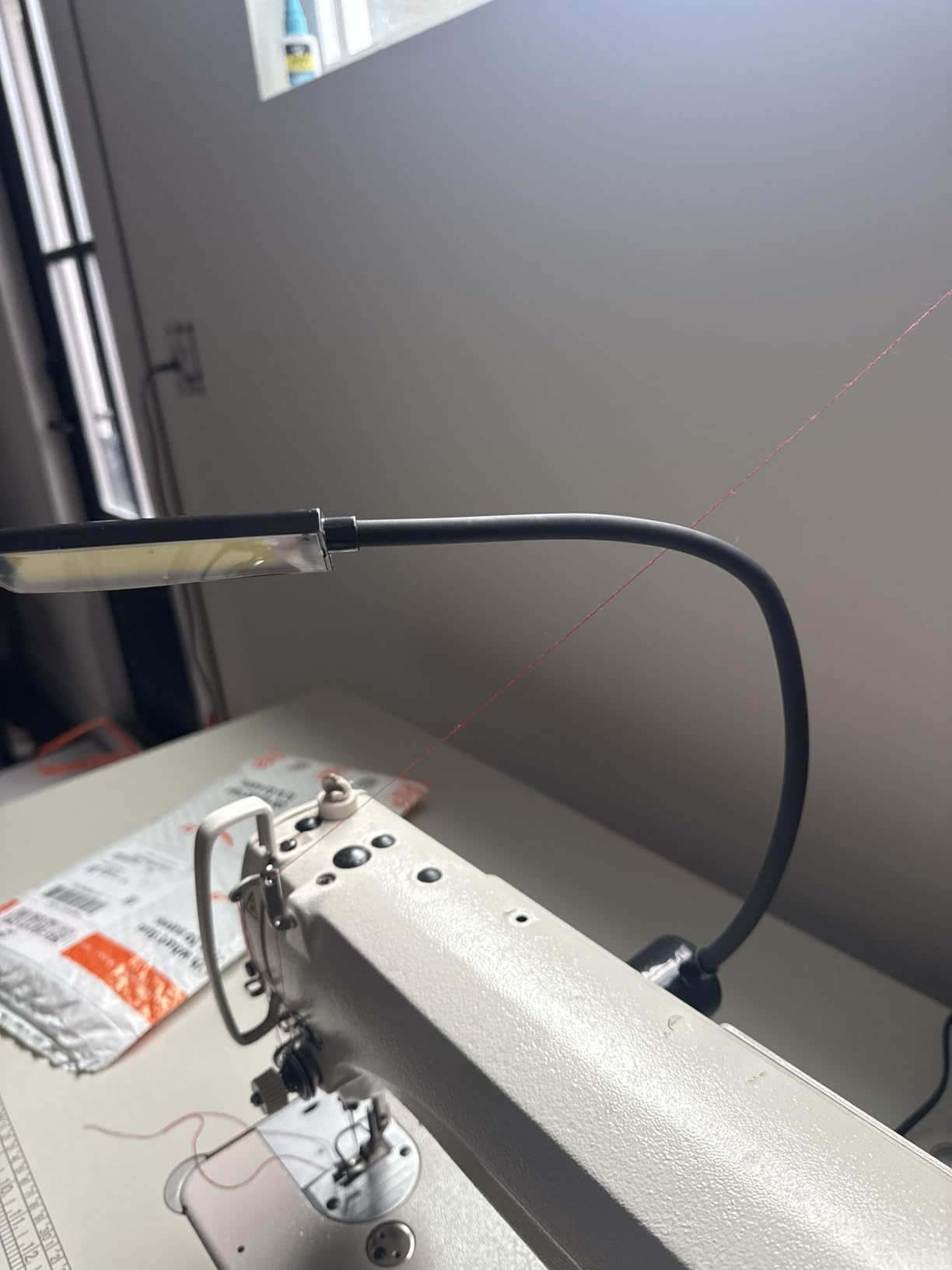 FAJ Sewing Machine Light, Magnetic, Flexible 60 LED Work Lights, Bandsaw Accessories, Scroll Saw with Extra Long Gooseneck - Mount Anywhere Discs (2) Included customer photo 2