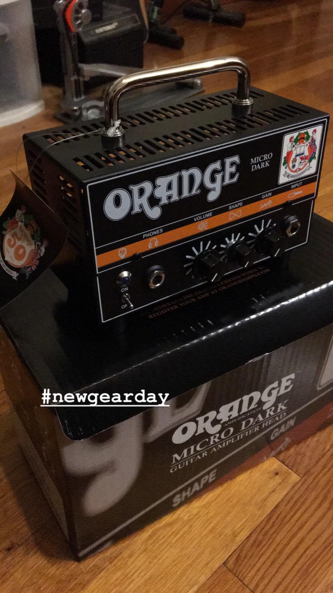 Orange Micro Dark Terror Mini Guitar Amp Head 20 Watts customer photo 1