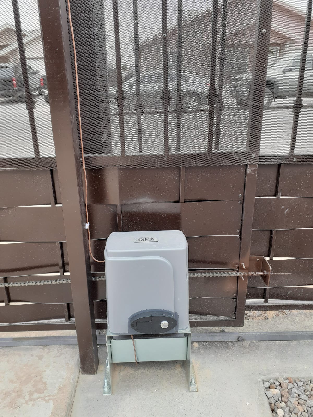 CO-Z Automatic Sliding Gate Opener 1400 lb 40 ft Gates 110V Chain Drive customer photo 1
