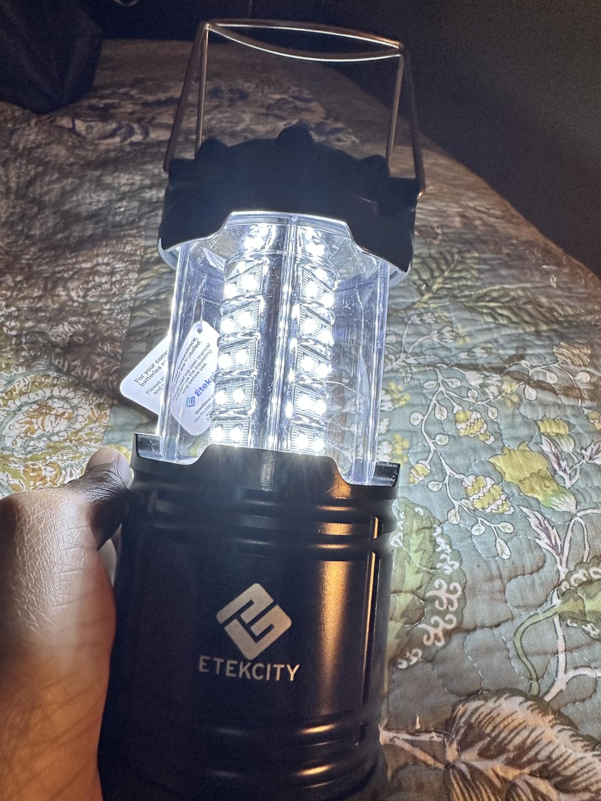 Etekcity LED Camping Lanterns, Battery Included, 4 Pack | Power Outages, Hurricane Preparedness, Camping Essentials, Emergency Kit, Water Resistant, Collapsible Design customer photo 2