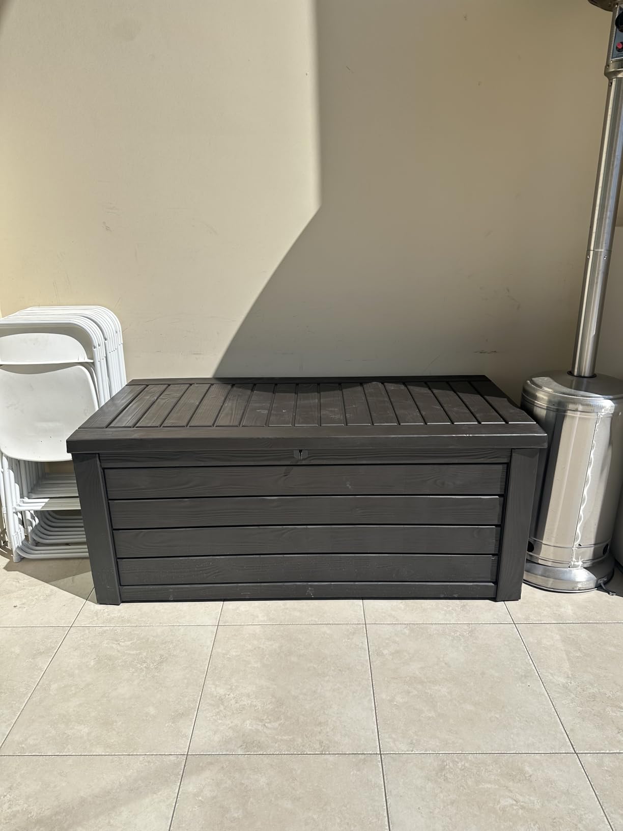 Keter Westwood 150 Gal Outdoor Storage Box for Patio and Pool Accessories customer photo 1