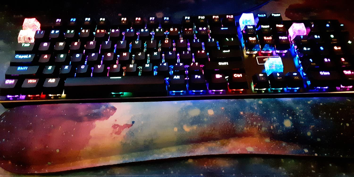 Redragon K556 Wired RGB Mechanical Gaming Keyboard, 104-Key Aluminum Board | Rock-Solid Metal Build, 20 Backlits Immersive ESports Vibe, Hot-swap Comfortable Tactile Brown Switch for Long-Time Typing customer photo 2
