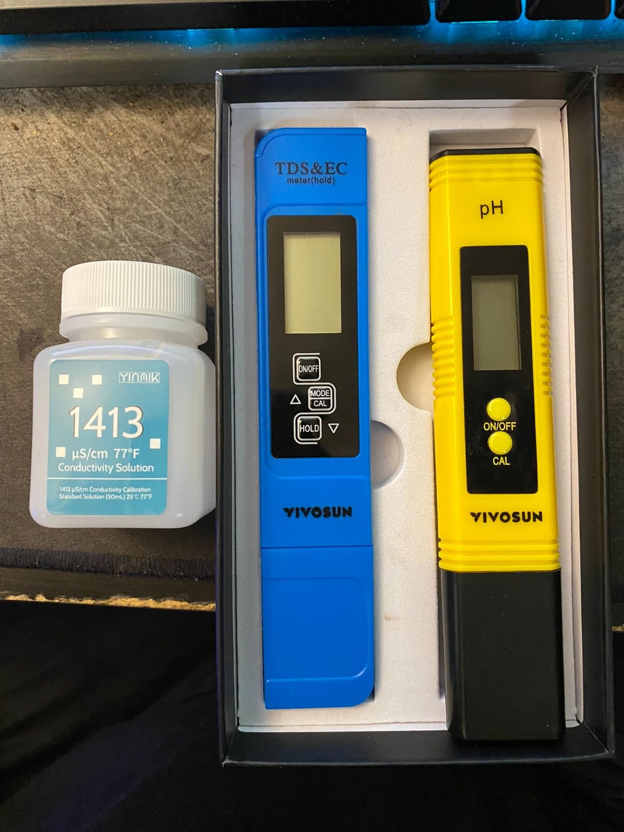 VIVOSUN Digital pH Meter TDS EC Meter for Water 0.01 Accuracy Hydroponics customer photo 1