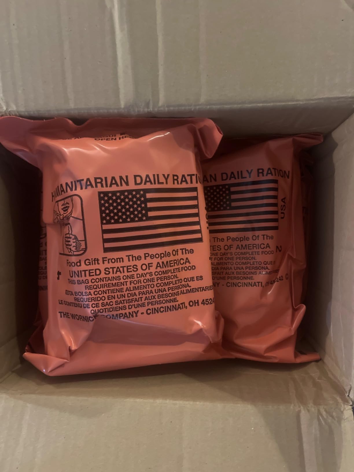 MRE Emergency Food Kit - 6 Pack w/Heater - Camping & Hiking customer photo 1