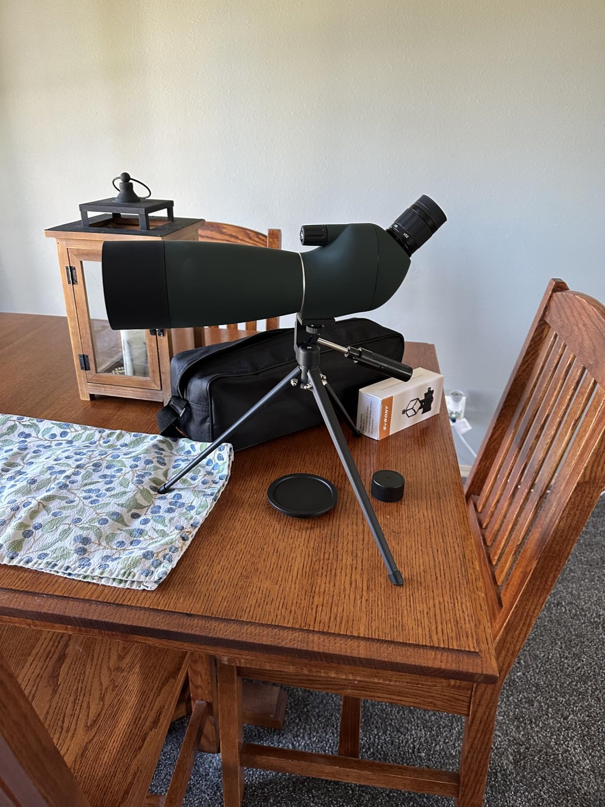 SVBONY SV28 Spotting Scope, Angled 25-75x70 with Tripod for Target Shooting | Spotter Scope, Beginner for Bird Watching, Wildlife, Clearly at 200 Yards, with Phone Adapter, Light Waterproof Fogproof customer photo 1