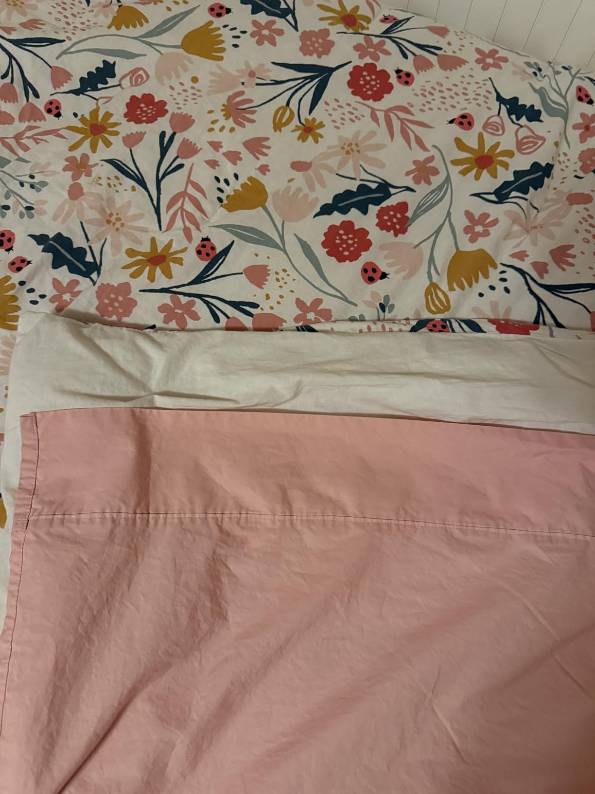 Linen Home 100% Cotton Percale Sheets Queen Size 4 Pc Cooling Set - White customer photo 2