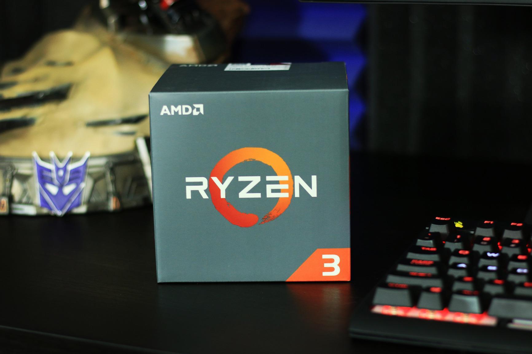 AMD Ryzen 3 1200 Desktop Processor with Wraith Stealth Cooler (YD1200BBAEBOX) customer photo 1
