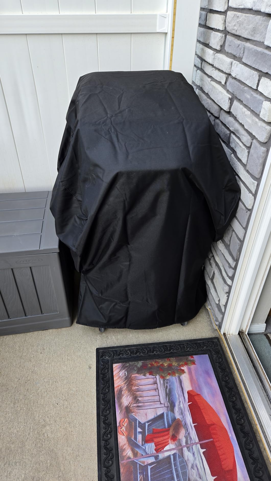 SunPatio 2 Burner Grill Cover, Heavy Duty Waterproof 32 Inch Grill Cover customer photo 2