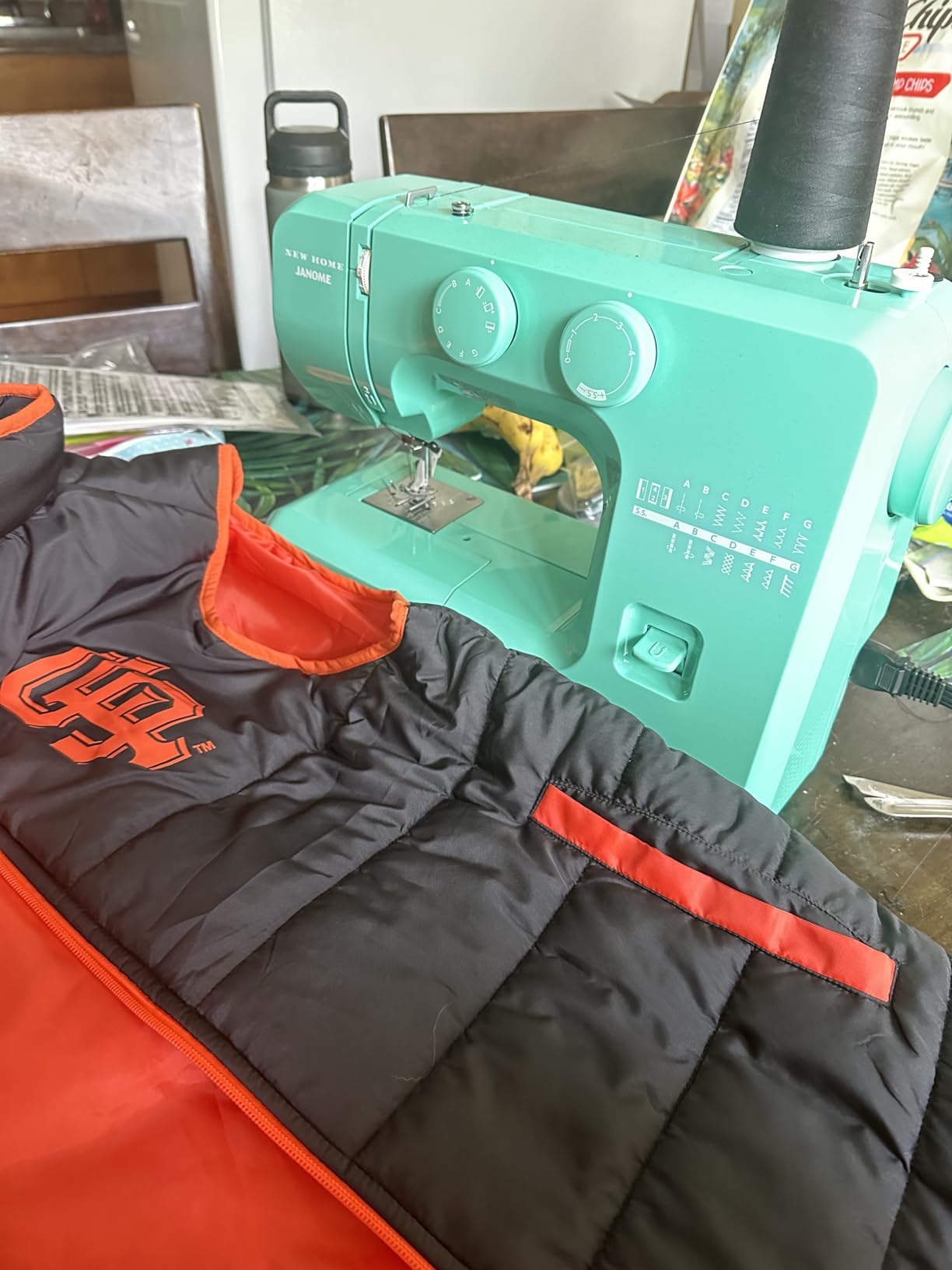 Janome Arctic Crystal Easy-to-Use Sewing Machine with Interior Metal Frame, Bobbin Diagram, Tutorial Videos, Made with Beginners in Mind for Garments, Patchwork, Light Quilting customer photo 1