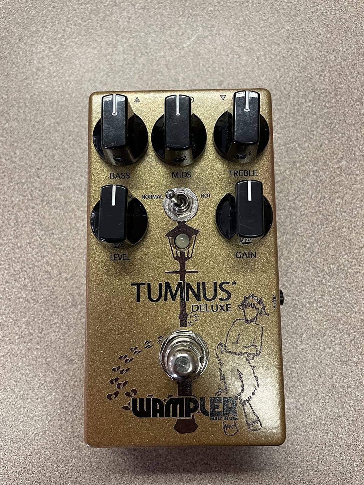 Wampler Tumnus Deluxe Overdrive & Boost Guitar Effects Pedal customer photo 1
