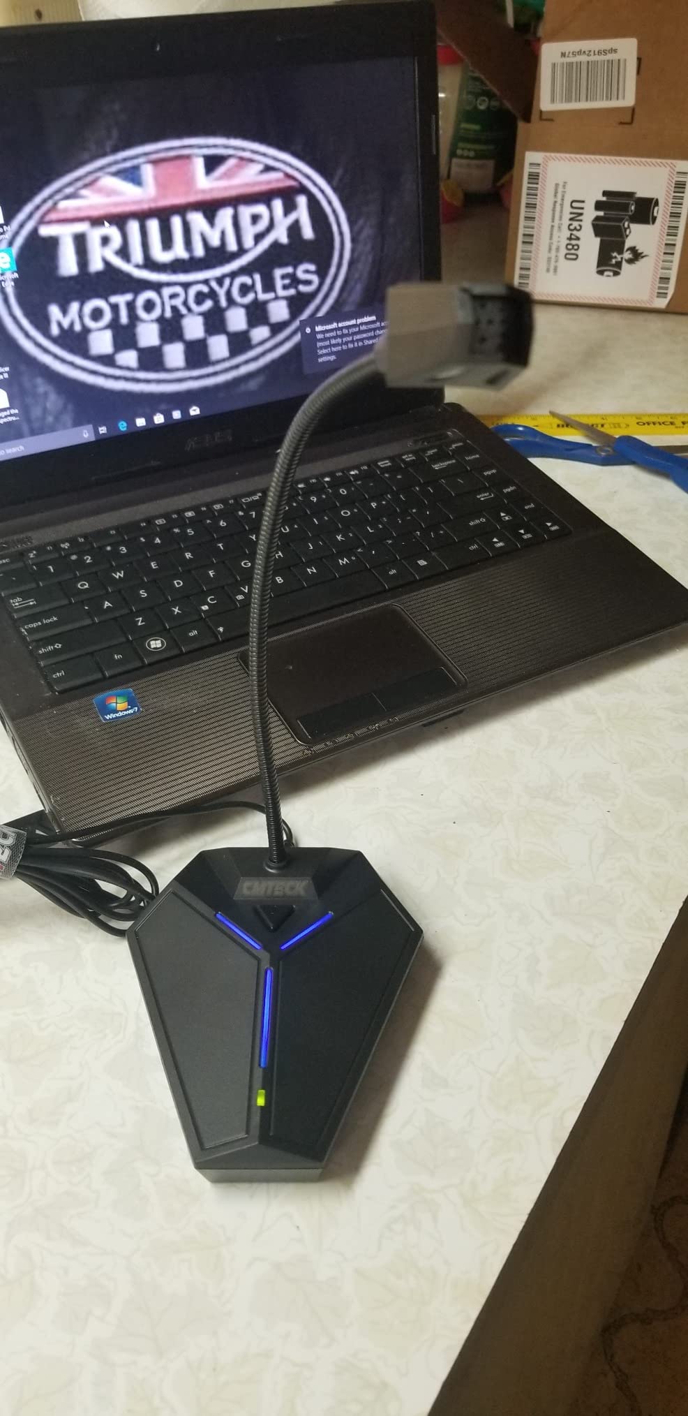 CMTECK USB Computer Microphone, Plug-and-Play, Studio-Quality for PC,Laptop customer photo 1