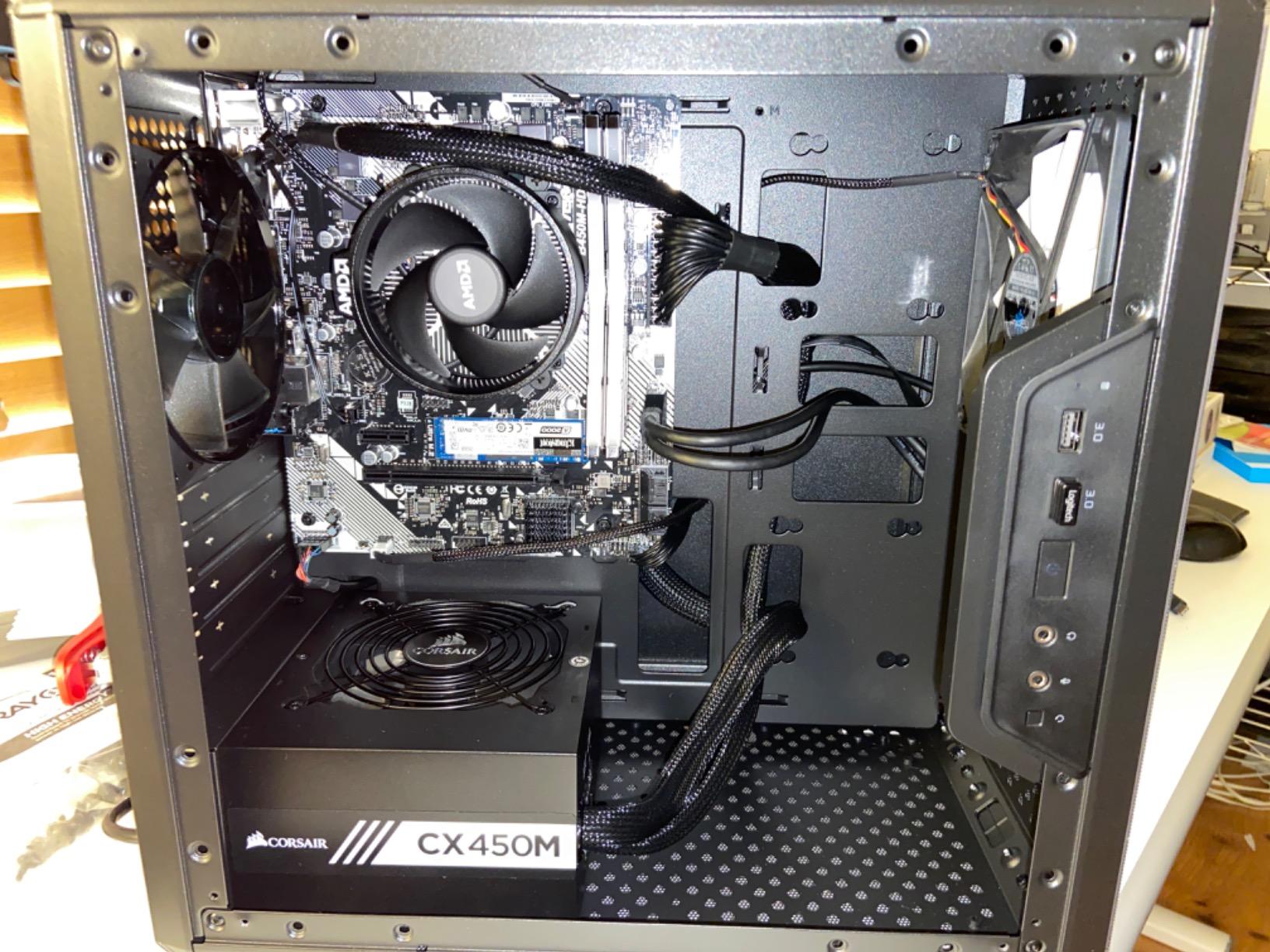 Cooler Master Q300L V1 Micro-ATX PC Case, High Airflow, Transparent Panel customer photo 2