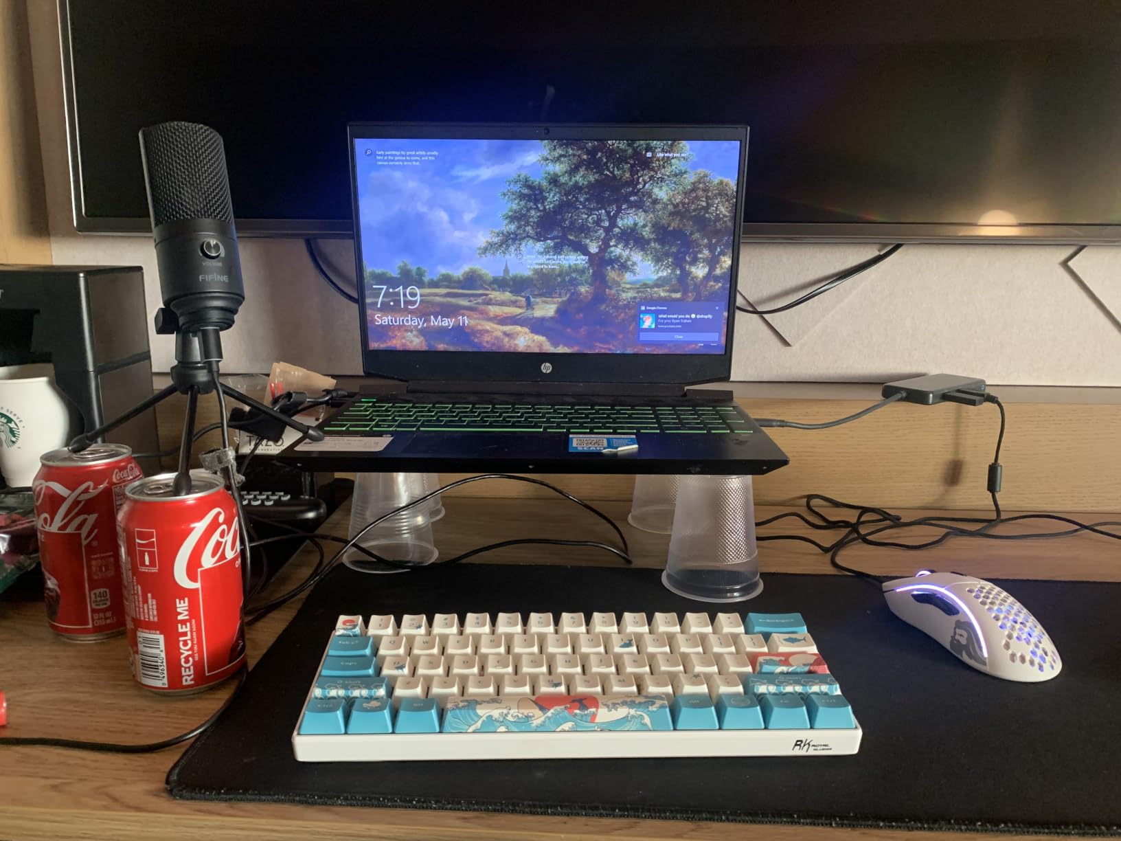 KTRIO Large Gaming Mouse Pad Desk Mat for Gamer, 31.5