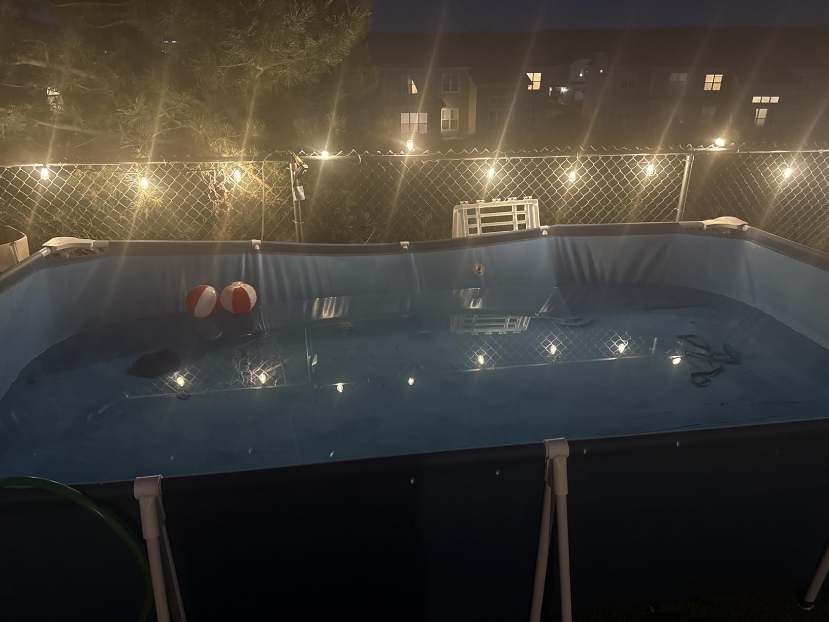 Bestway Steel Pro 87 Inch x 59 Inch x 17 Inch Rectangular Metal Frame Above Ground Outdoor Backyard Swimming Pool, Blue (Pool Only) customer photo 2