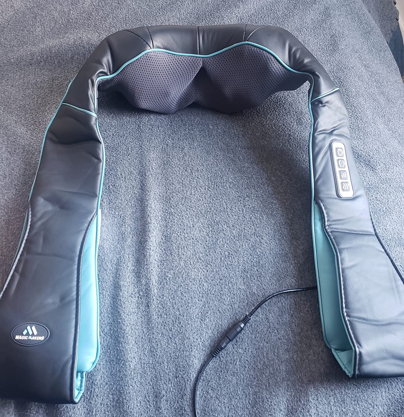 MagicMakers Shiatsu Neck Massager with Heat for Pain Relief Deep Tissue | Back & Shoulder Relief Gift for Women, Mom, Dad, Her, Him customer photo 2