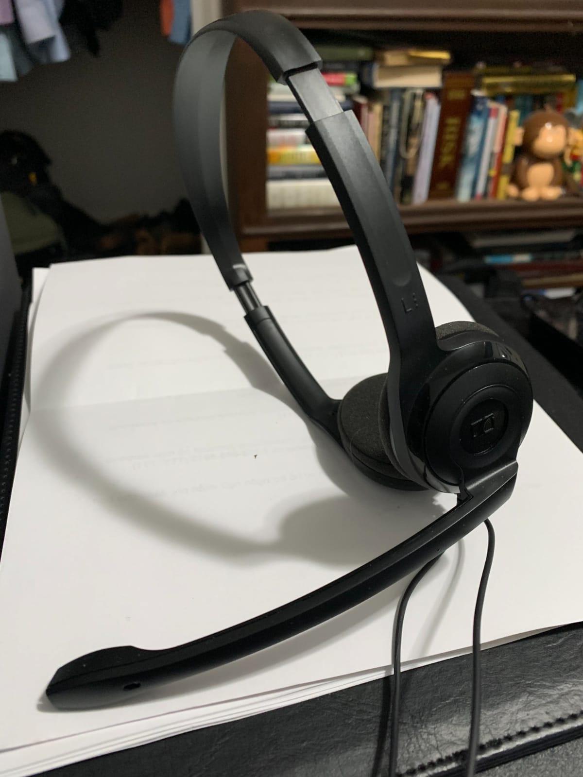 EPOS Sennheiser PC 5 Chat - Headset for Internet Communication, E-Learning and Gaming - Noise Cancelling Microphone, Casual Gaming Lightweight, high Comfort, Minimalistic, Black customer photo 1