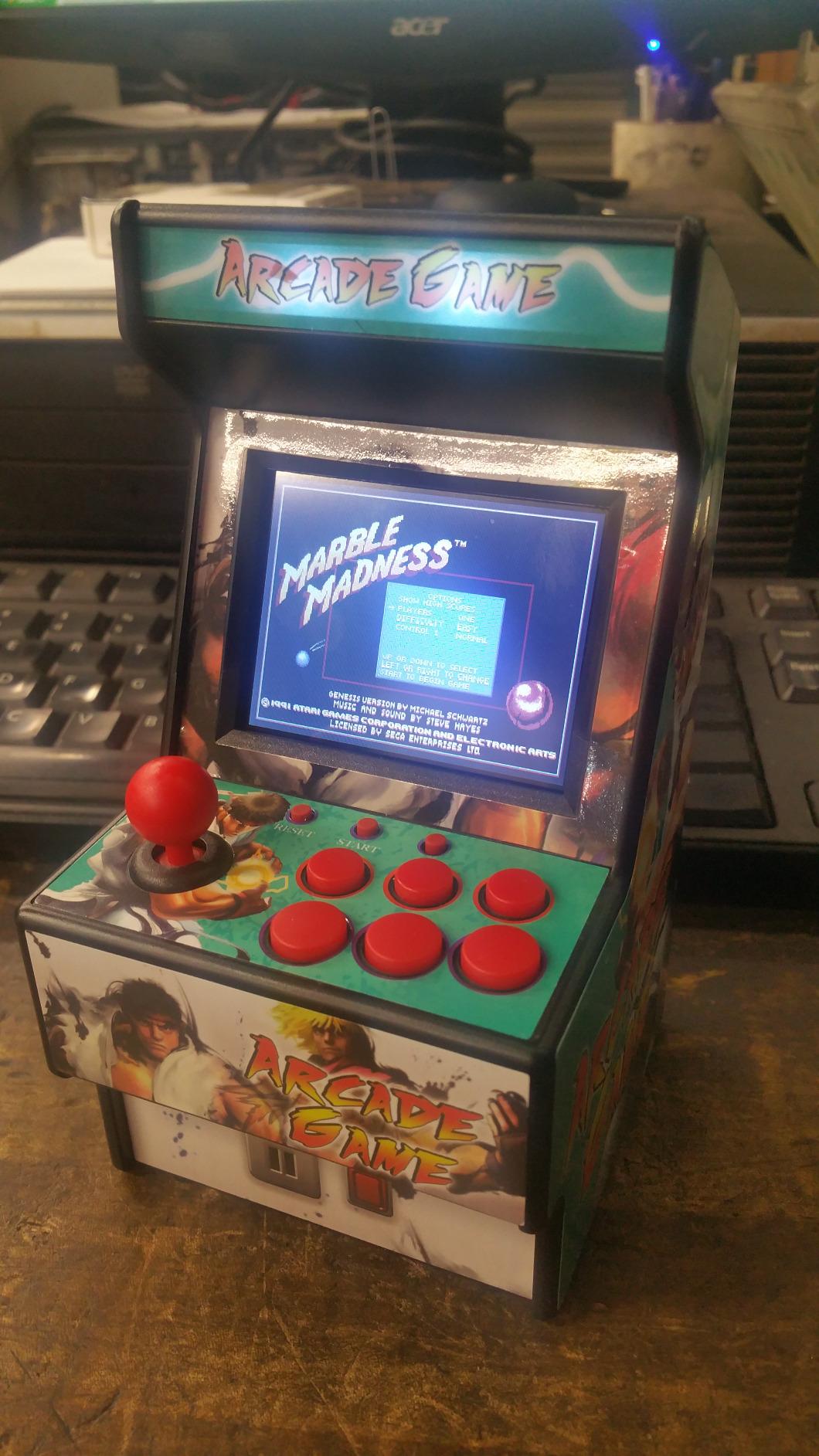 Mini Arcade Machine, Built in 156 Classic Retro Games, 2.8 Inch Screen customer photo 2