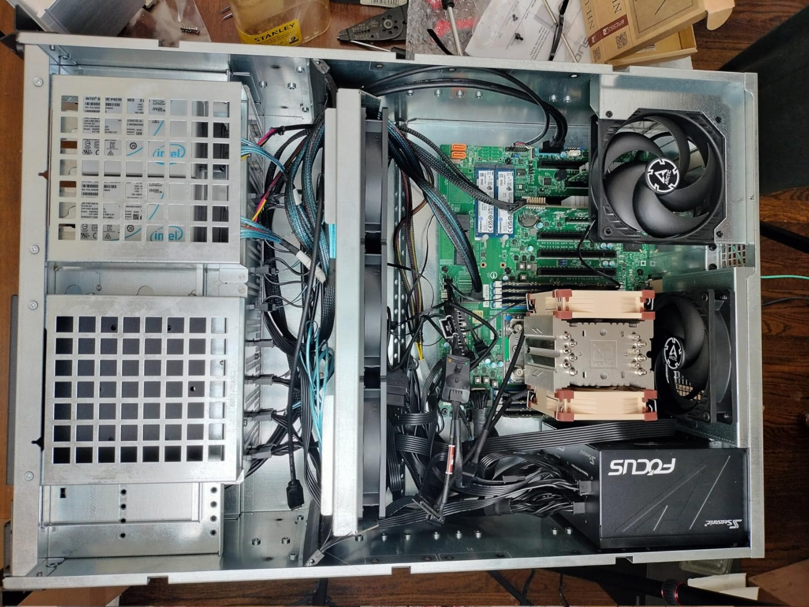 ARCTIC P12 (5 Pack) - PC Fans, 120mm Case Fan, Pressure-optimised, Quiet Motor, Computer, Fan Speed: 1800 RPM - Black customer photo 1