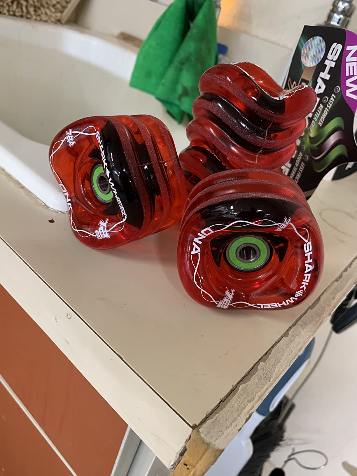 Shark Wheel 72mm Longboard Cruising Wheels, DNA Formula, Set of 4 Wheels customer photo 1