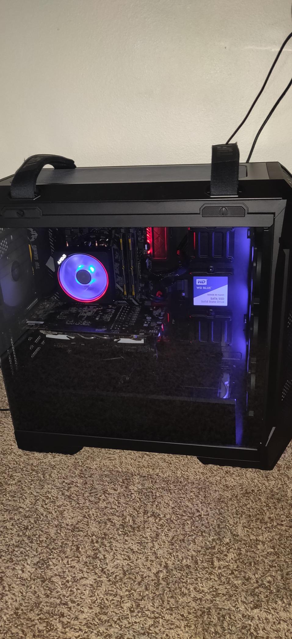 ASUS TUF Gaming GT501 Mid-Tower Gaming Case, EATX Support, Pre-Installed 4 Case Fans, USB 3.0 Front Panel, Smoked Tempered Glass, Steel Construction, 2 Year Warranty customer photo 1