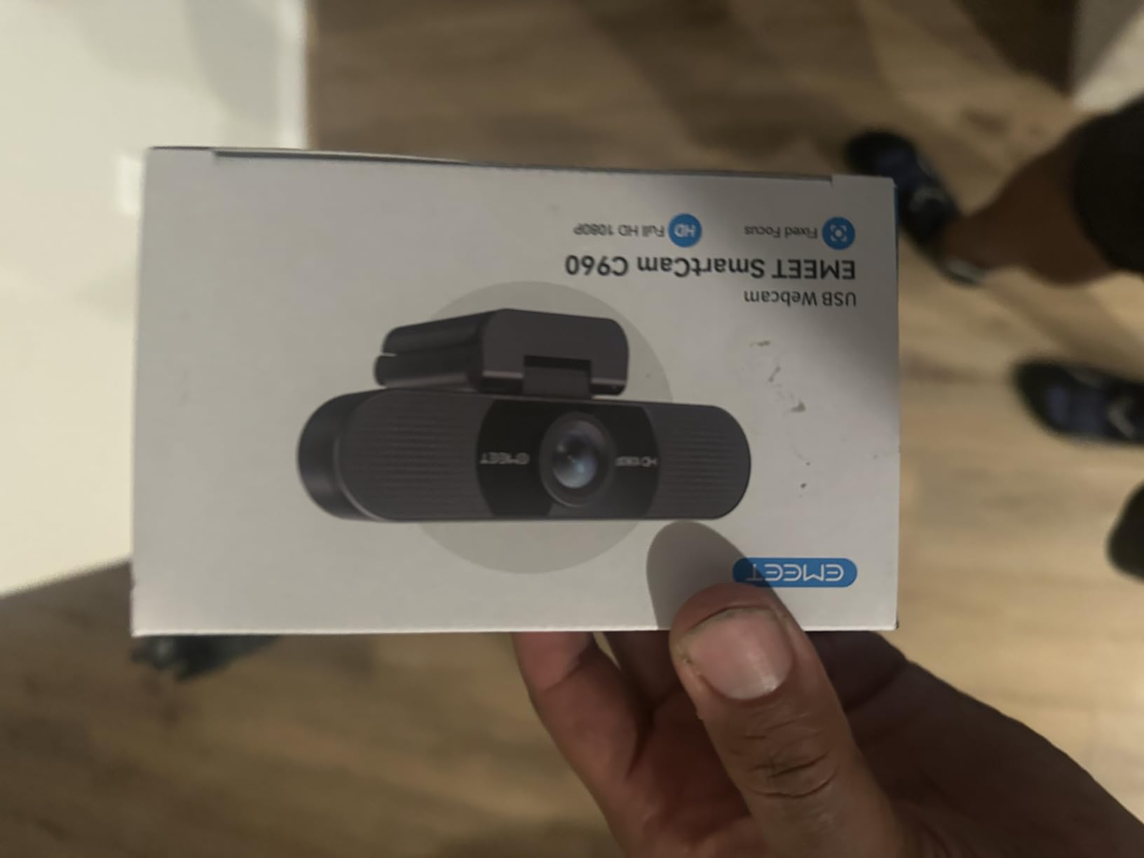 EMEET 1080P Webcam with Microphone, C960 Web Camera 2 Mics Streaming Webcam | 90°FOV Computer Camera, Plug and Play USB Web Cam for Online Calling/Conferencing, Zoom/Teams/Facetime/YouTube, Laptop/PC customer photo 1