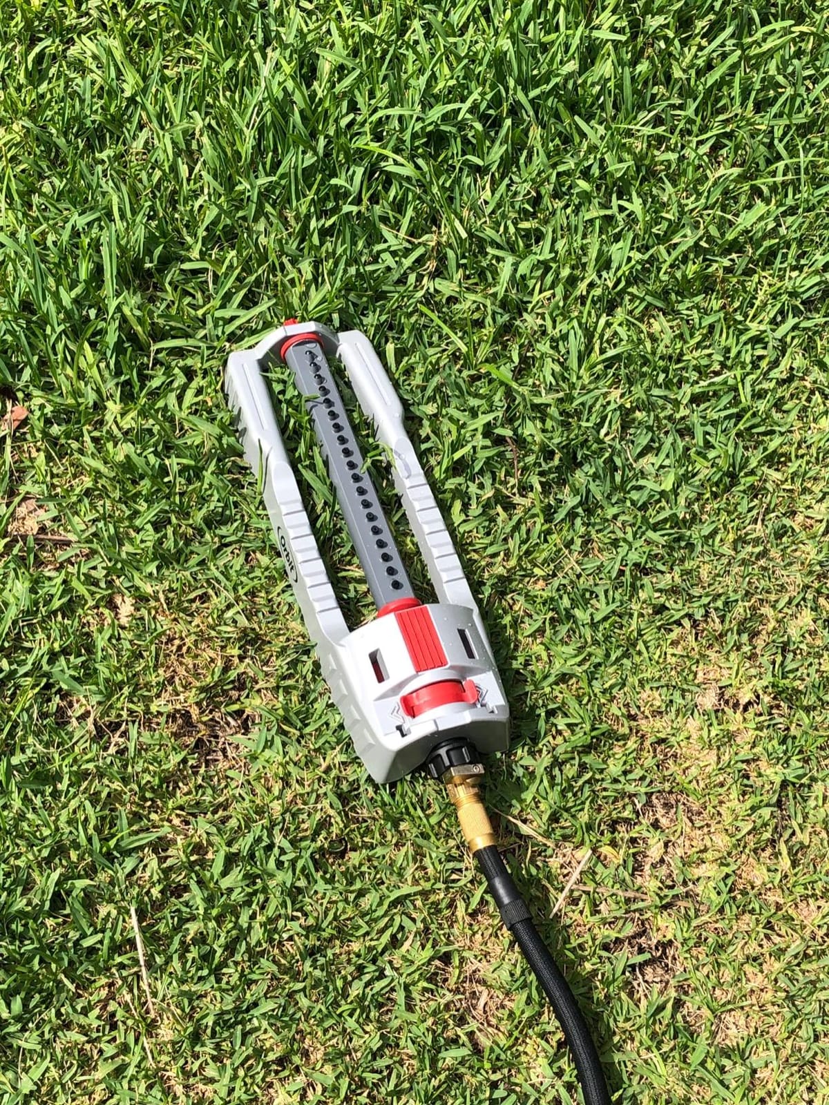 Orbit 56281 Oscillating Water Sprinkler for Lawn and Garden with Metal Base and Custom Pattern Dial (Waters up to 4,000 Square Feet) customer photo 2