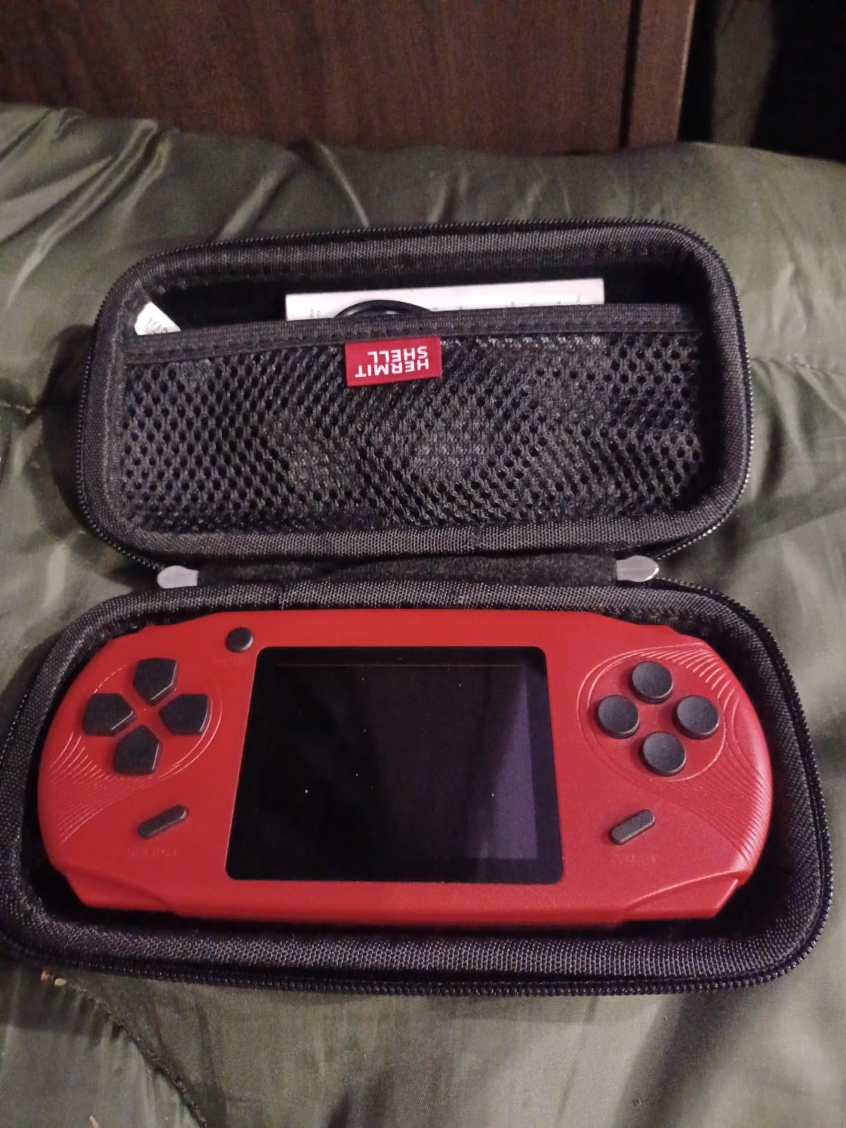 Beijue 16 Bit Handheld Games for Kids Preloaded 220 Retro Video Games, Red customer photo 2