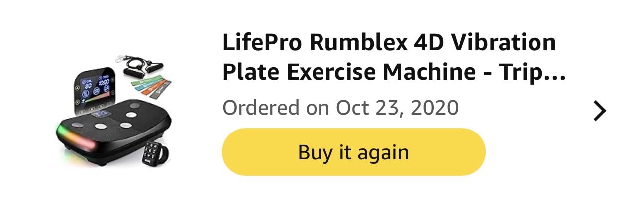 Lifepro Rumblex 4D Vibration Plate Exercise Machine with 7 Training Modes | 3 Motor Motion, Multiple Presets & Speeds, High Weight Capacity - Vibration Plate for Lymphatic Drainage & Full Body Workout customer photo 2