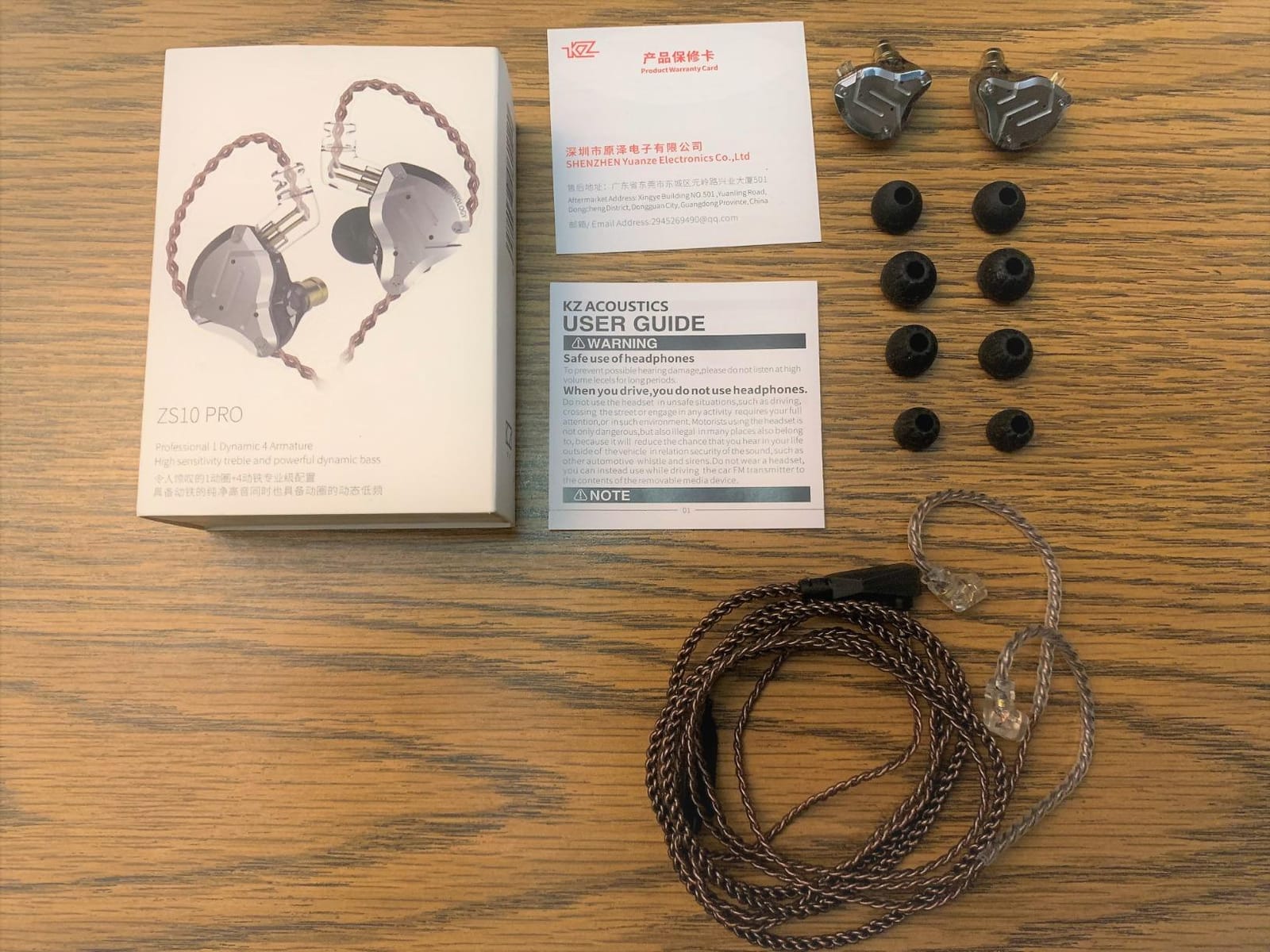 KZ ZS10 Pro Gaming for IEM Earphone, KZ in Ear Monitor HiFi Earphone Earbuds customer photo 1