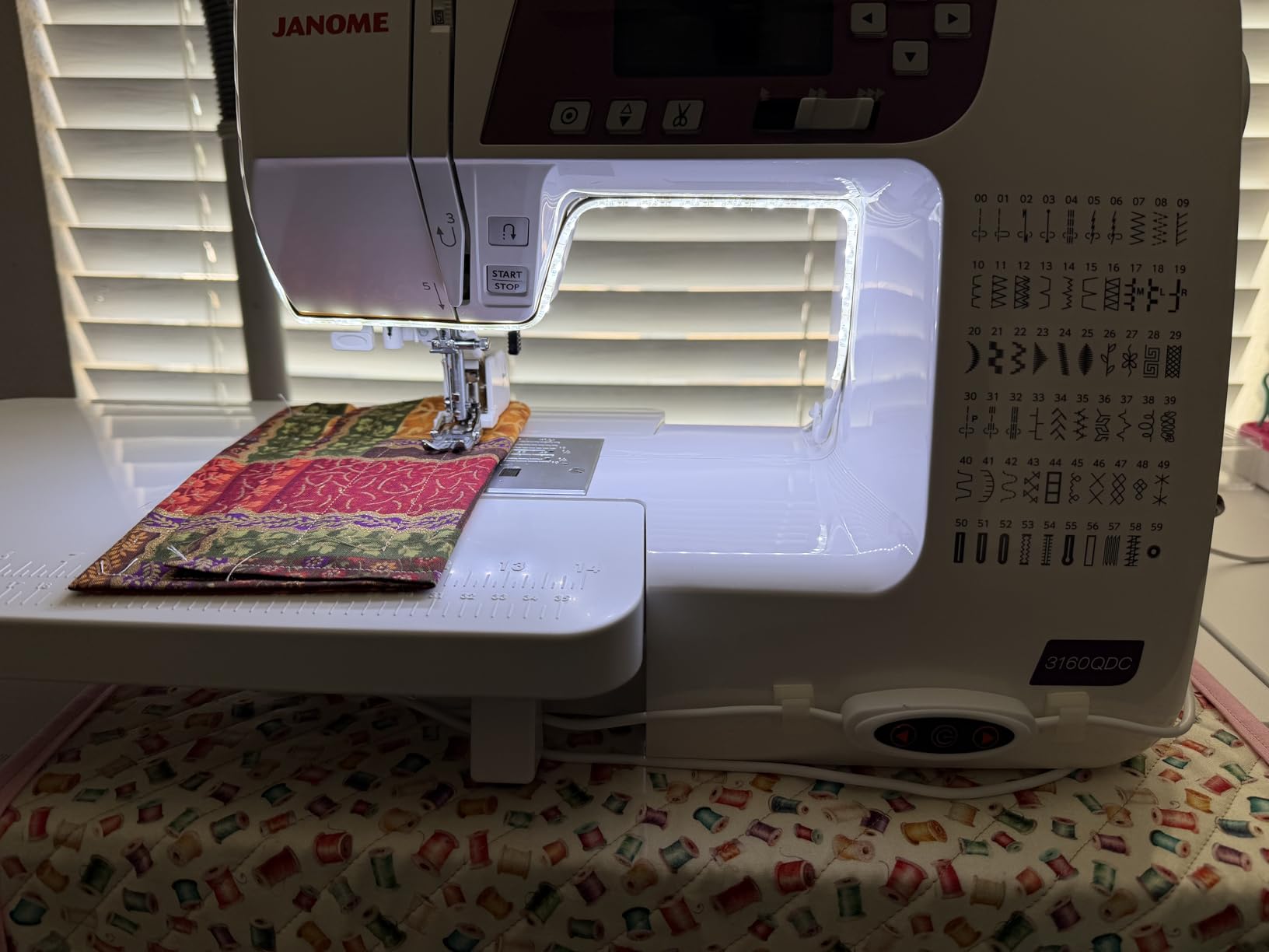 Madam Sew LED Sewing Machine Light Strip with USB Dimmer | 12-Inch Trimmable Flexible Strip Stick On Sewing Light, 24 Daylight LED at 6500K with 3 Adhesive Clips | Fits Most Sewing & Quilting Machines customer photo 1